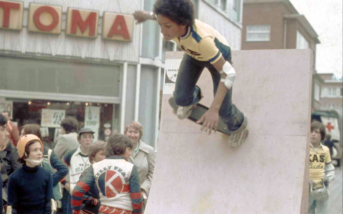 eerste belgische skater op skatewedstrijd - Primitive Skateboarding Belgium 1978