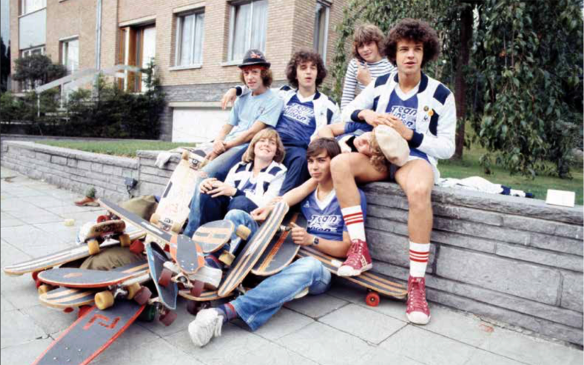 eerste Belgische skaters - Primitive Skateboarding Belgium 1978