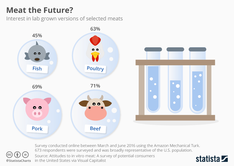 clean meat statistics