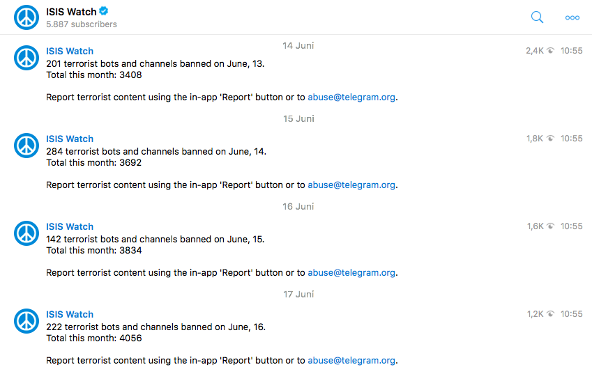 Screenshot Telegram