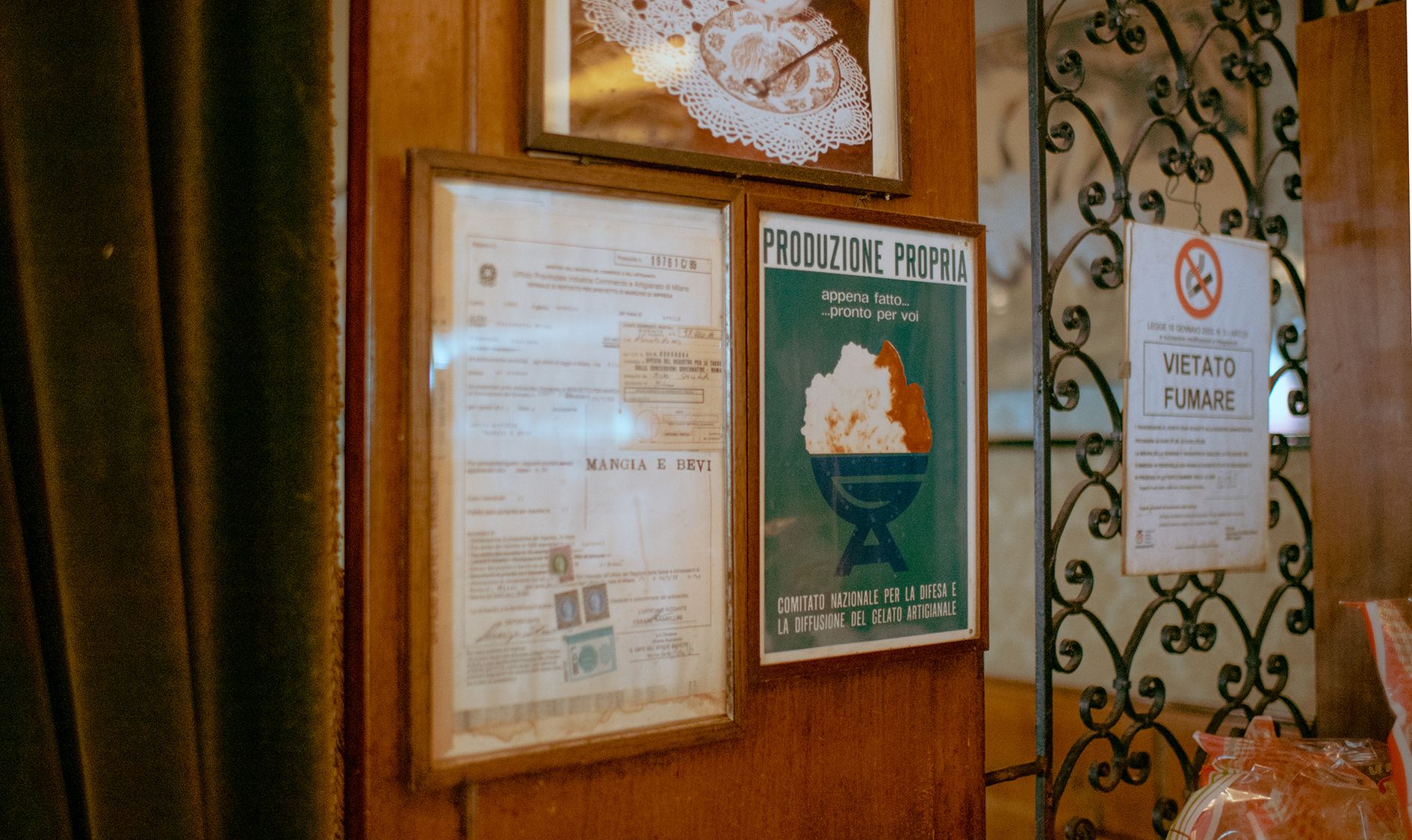 Brevetto Mangia e Bevi Bar Basso