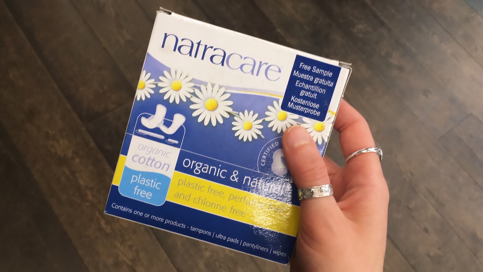 Natracare sustainable eco friendly period pad tampon