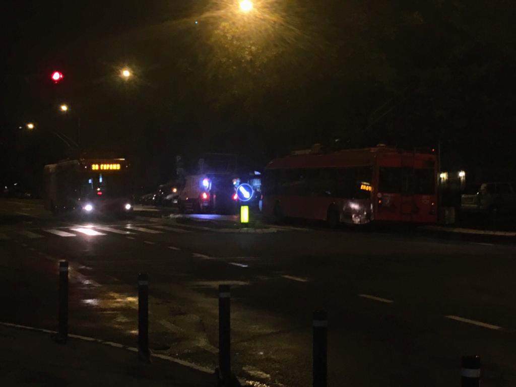 cvijićeva parkirani trolejbusi