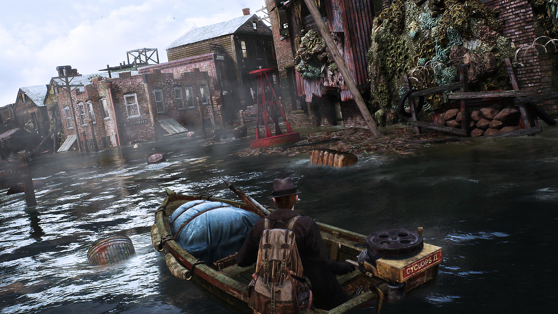 Sinking City Flooded Streets