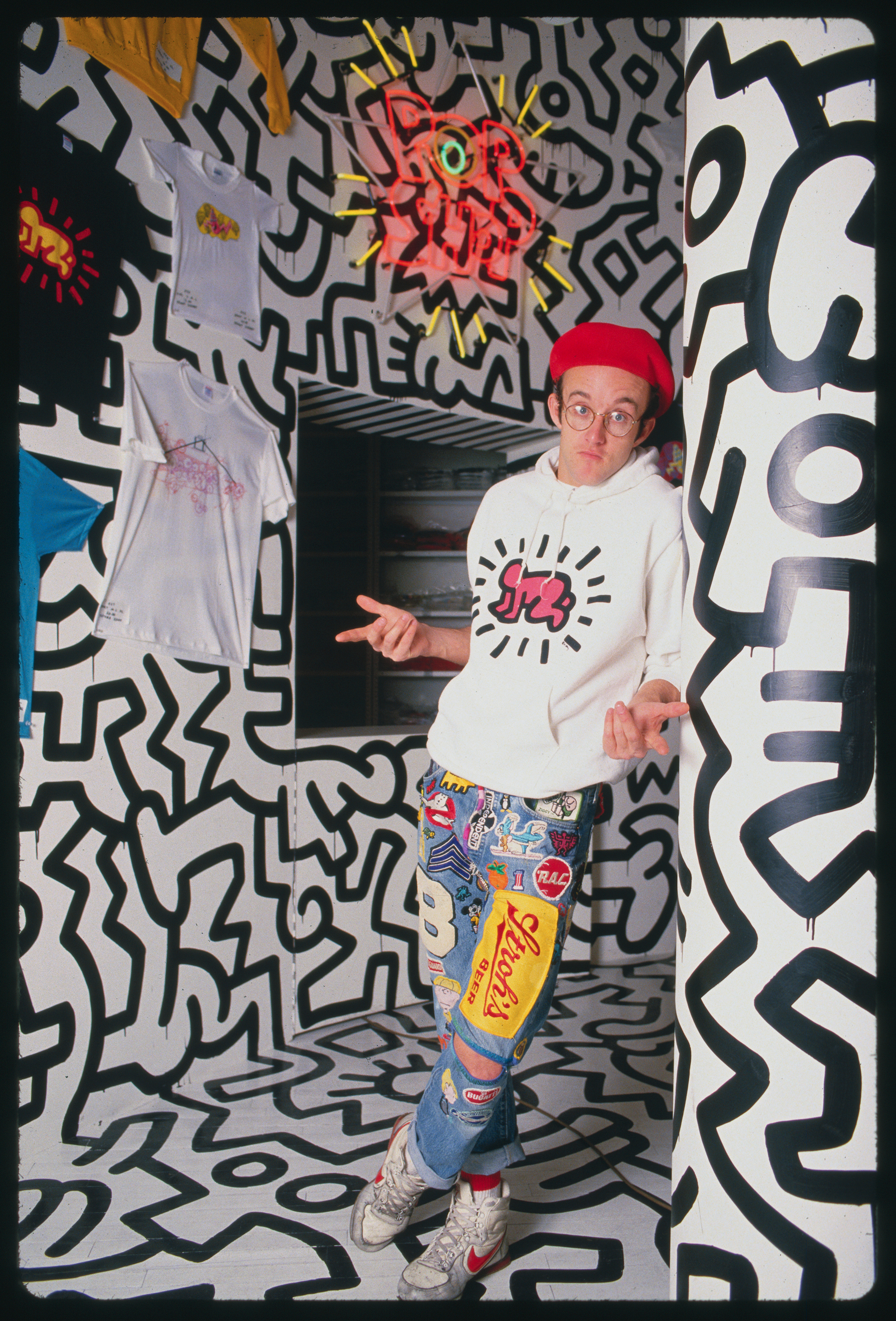 keith haring nike shoes 