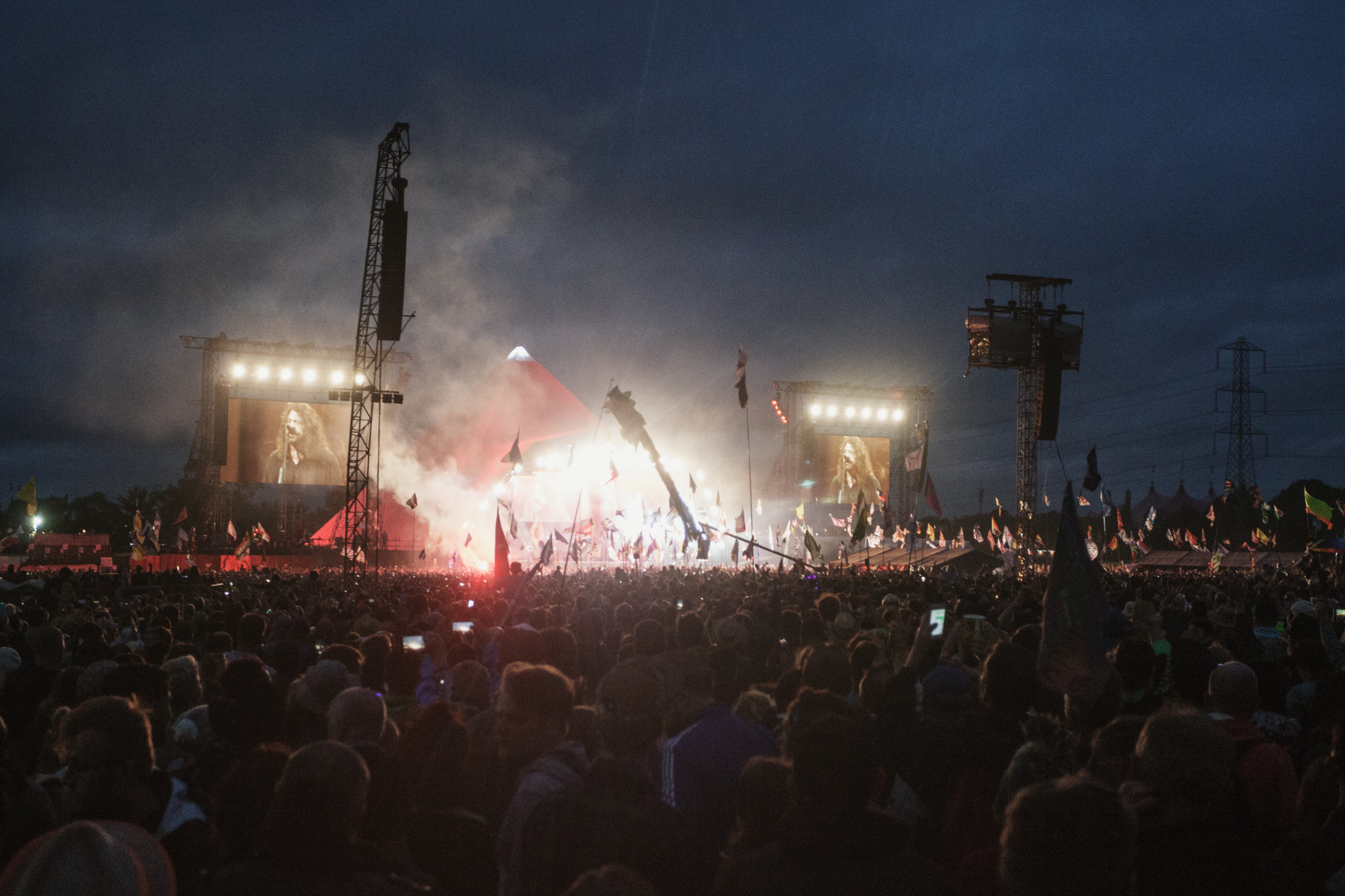 Glastonbury festival pyramid stage