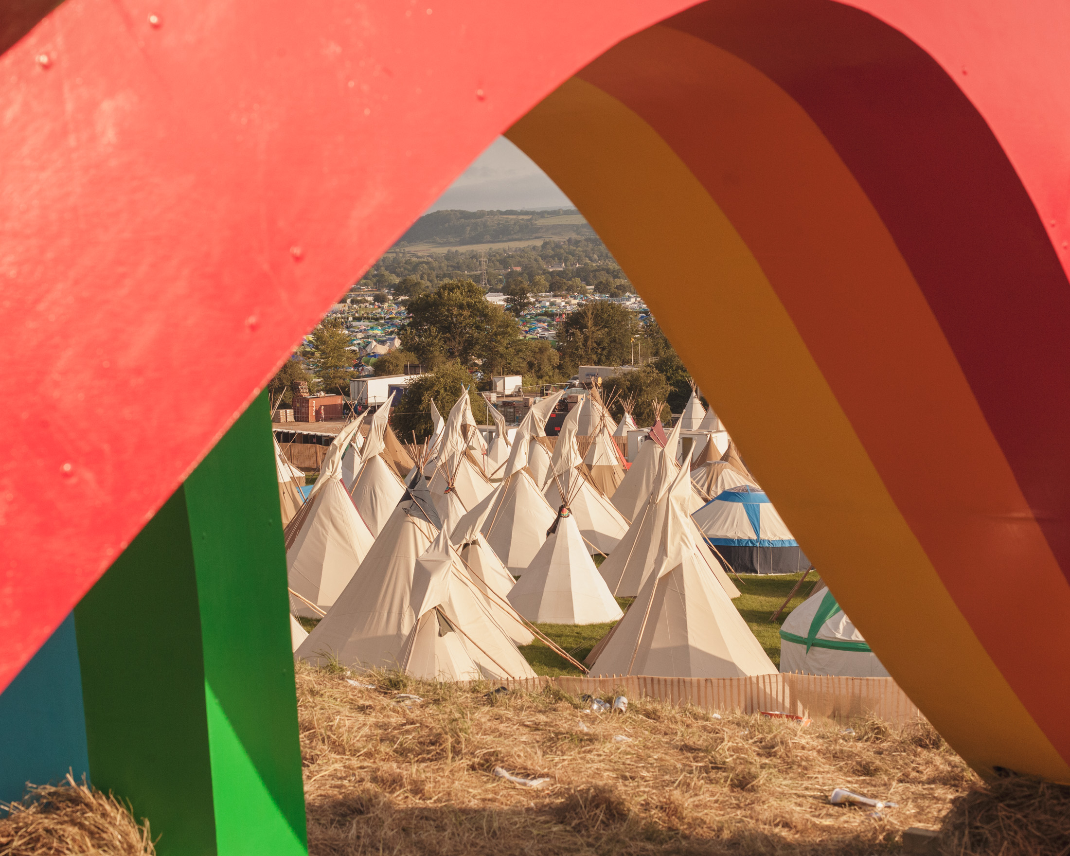 Glastonbury 2019 6am in the morning