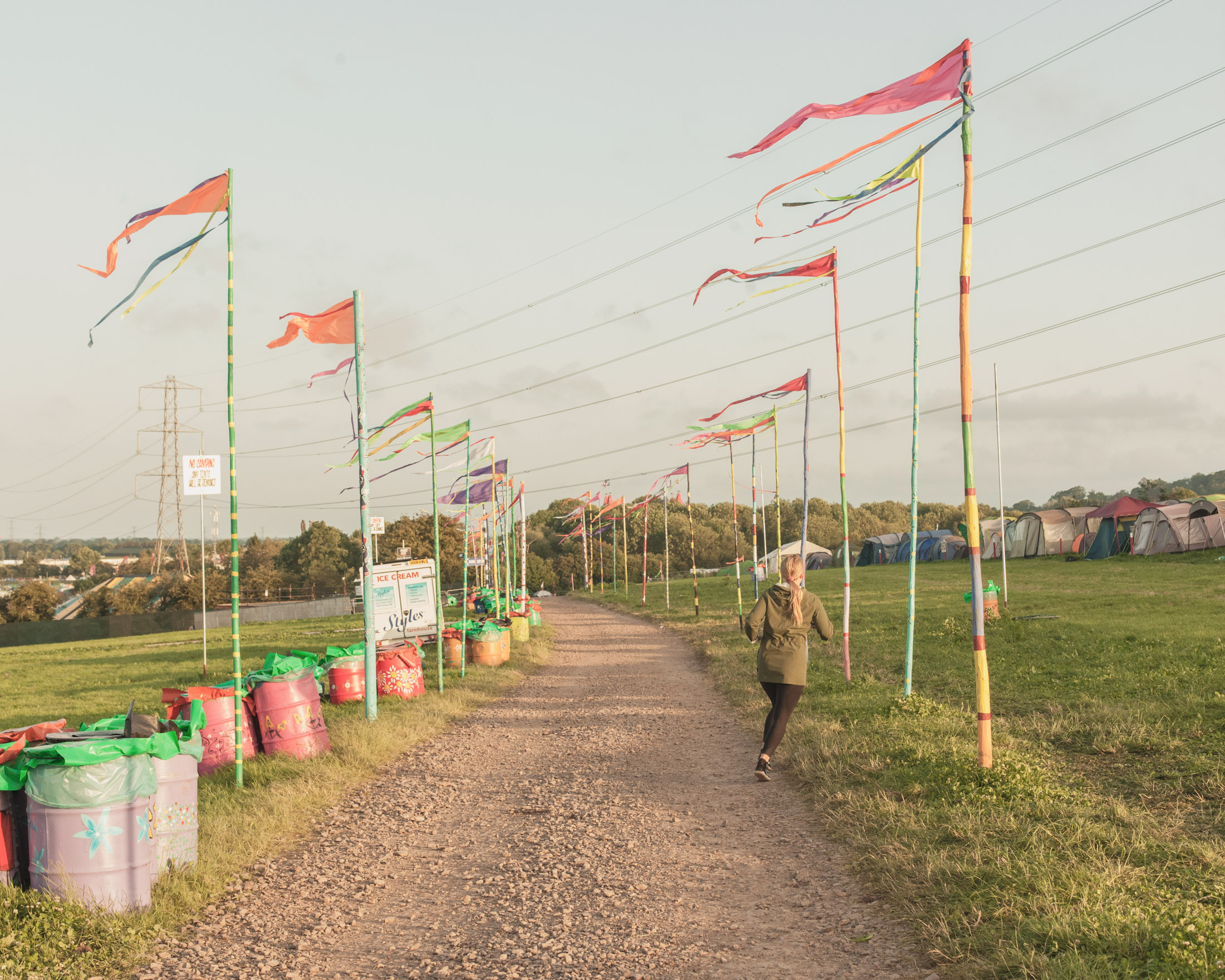 Glastonbury 2019 6am in the morning