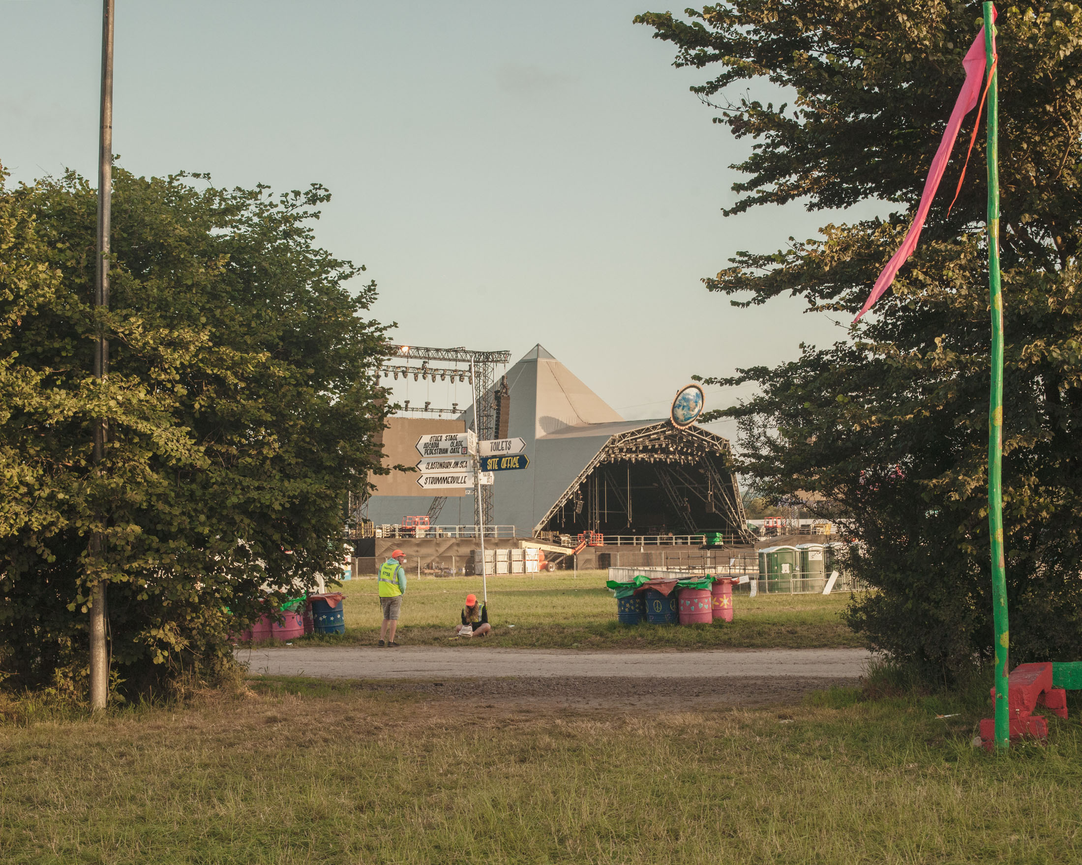 Glastonbury 2019 6am in the morning