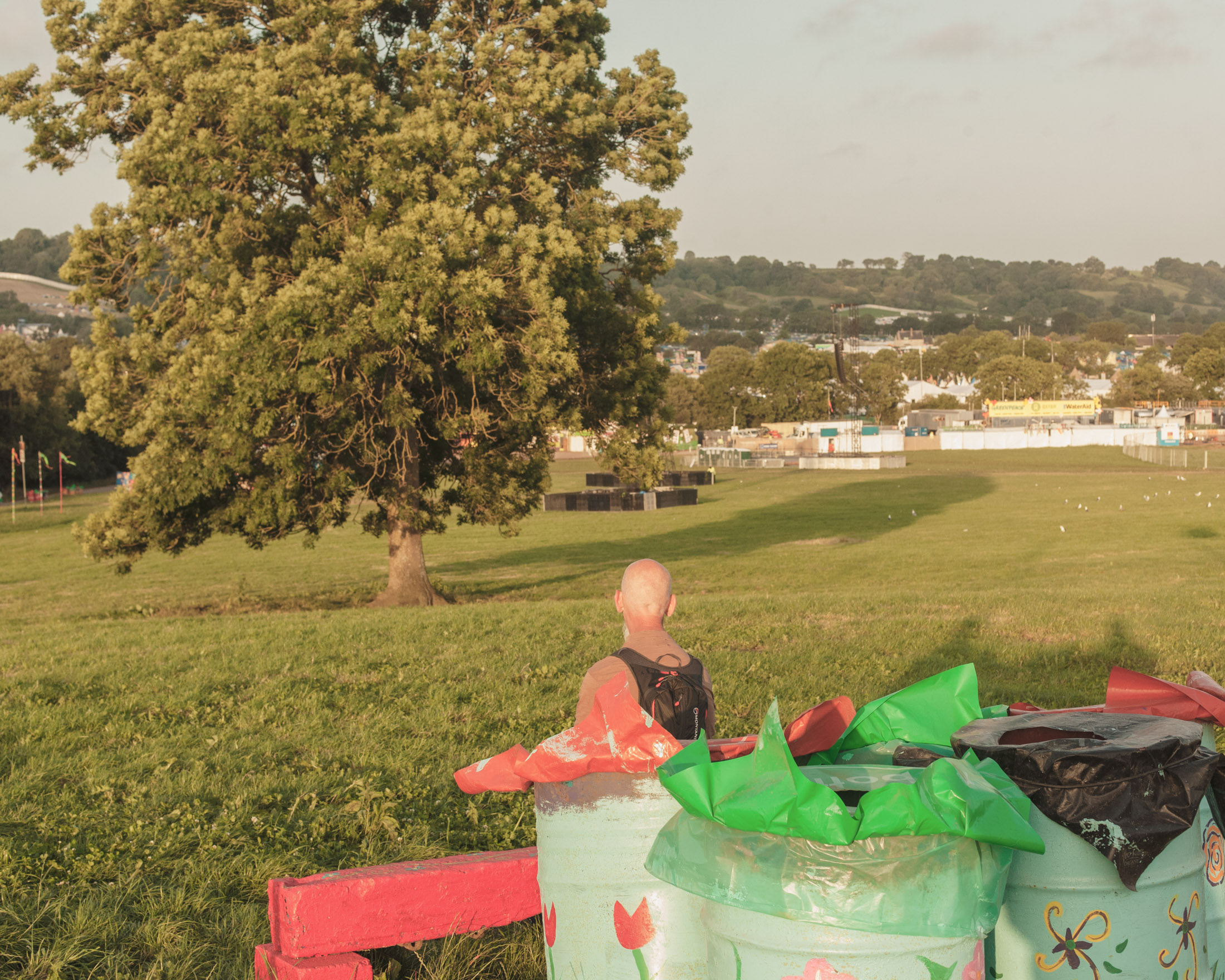 Glastonbury 2019 6am in the morning