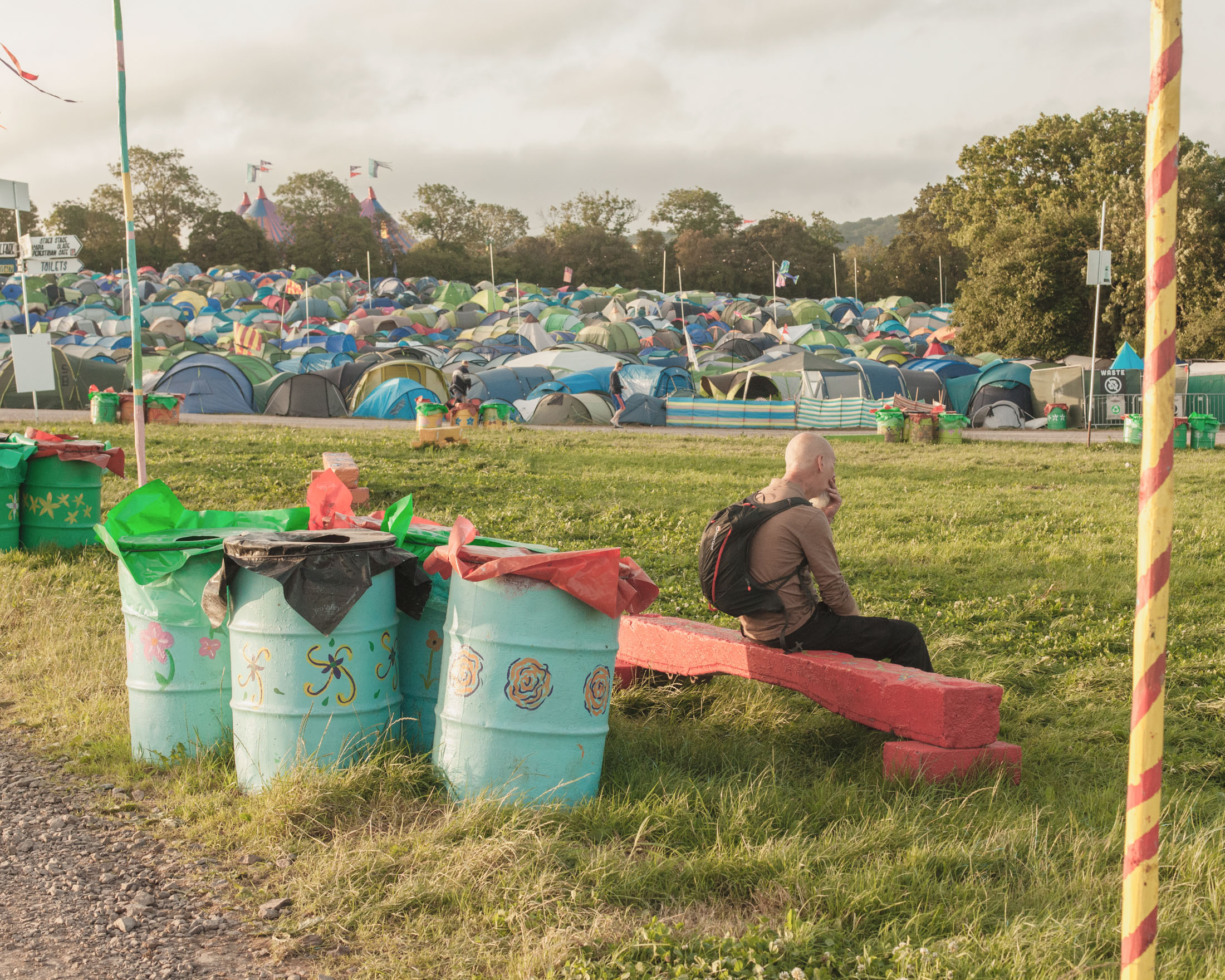 Glastonbury 2019 6am in the morning