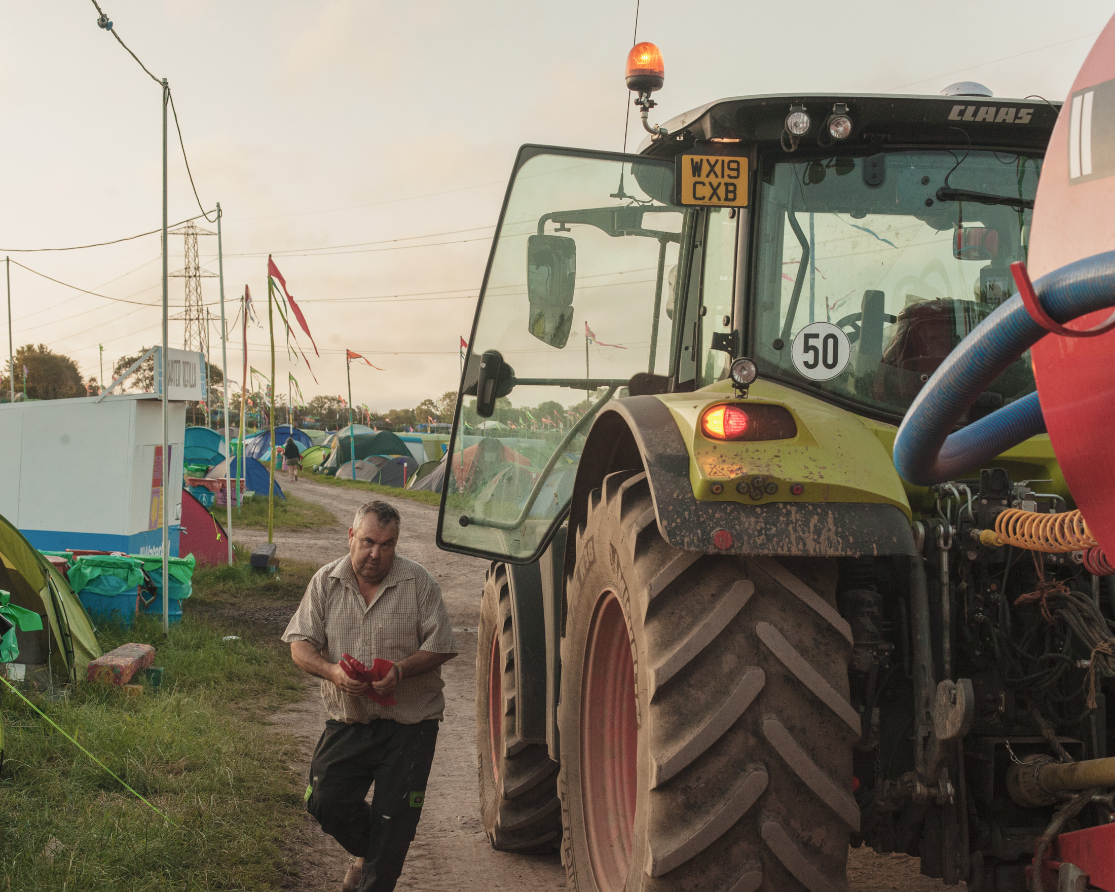 Glastonbury 2019 6am in the morning