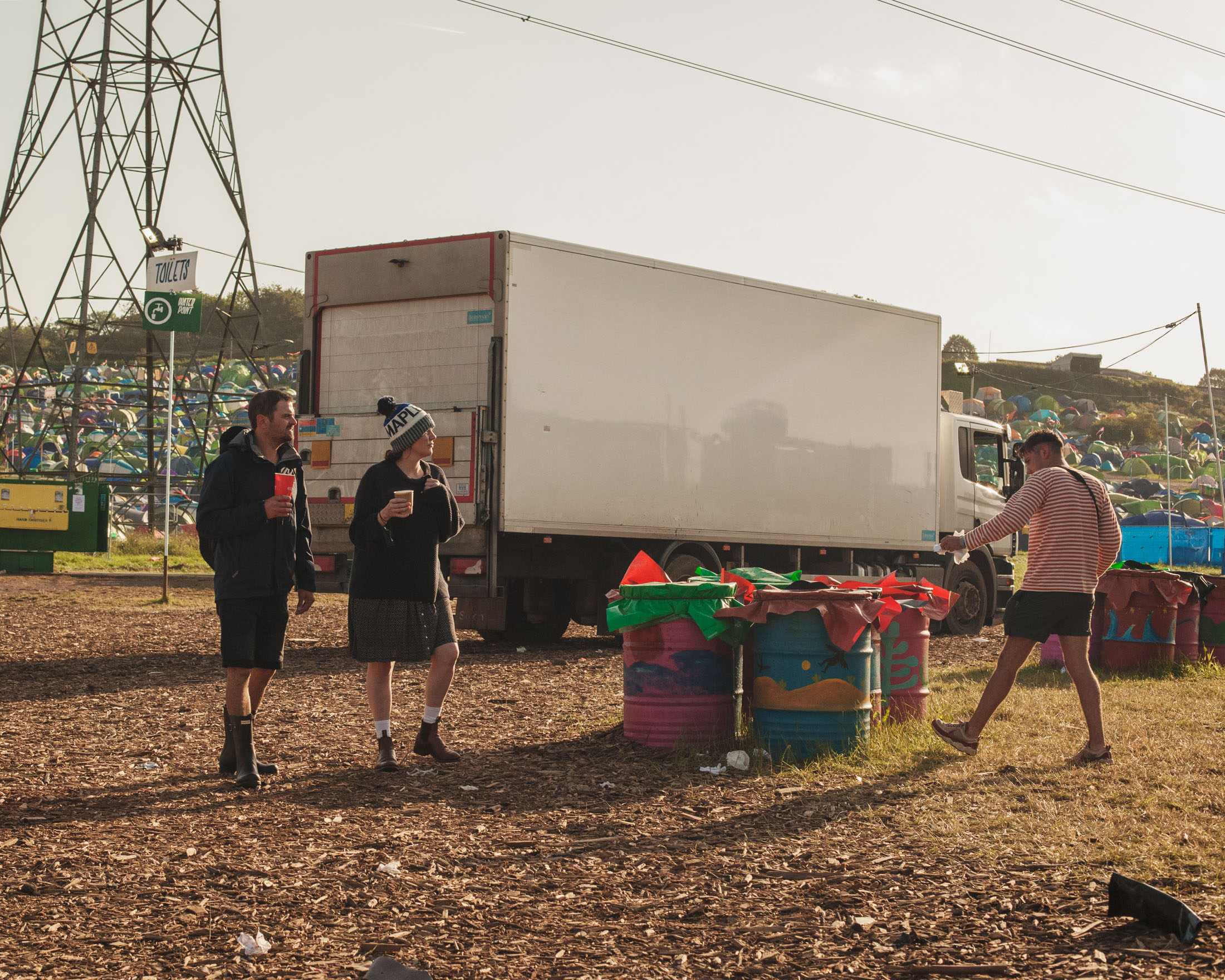 Glastonbury 2019 6am in the morning