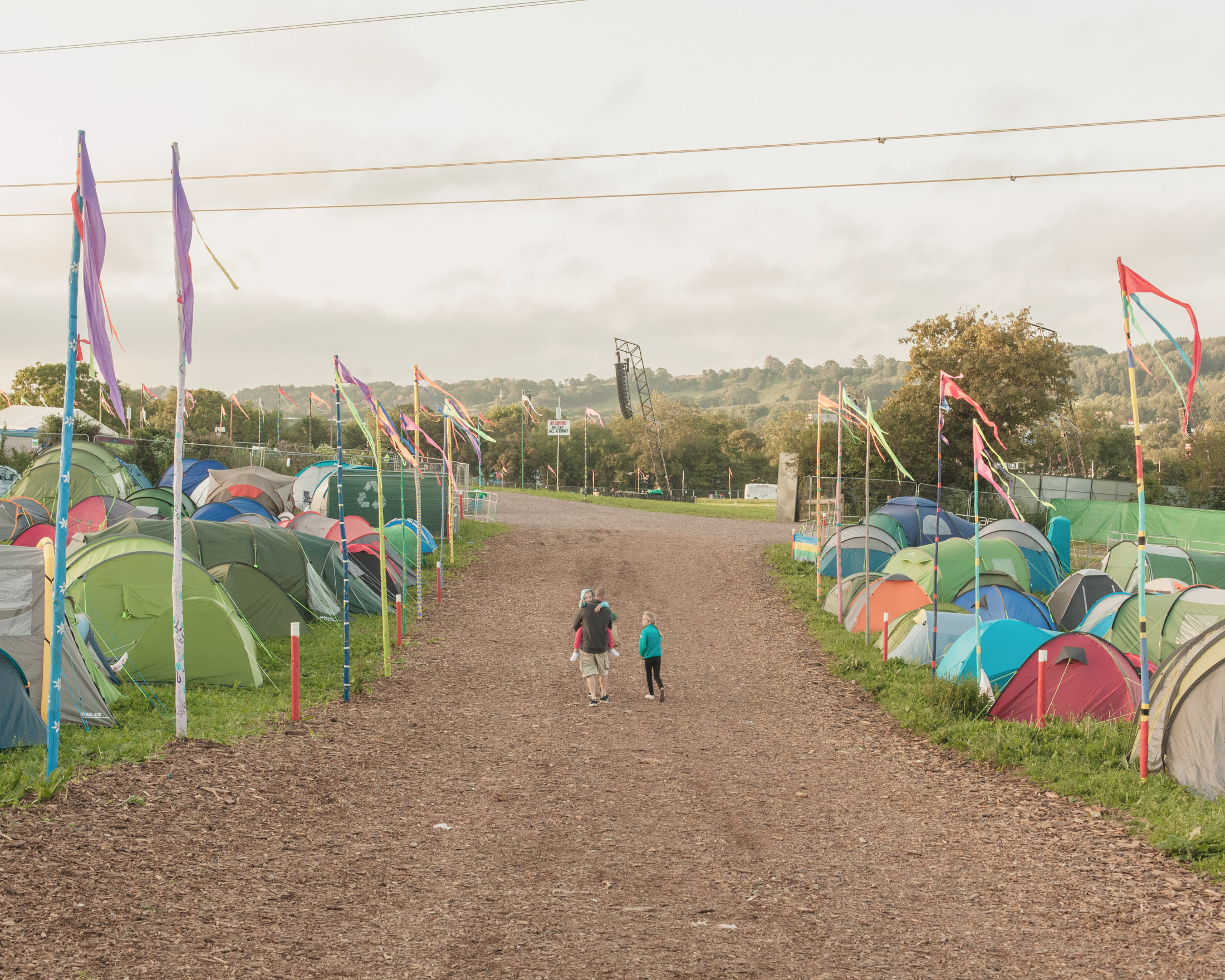 Glastonbury 2019 6am in the morning