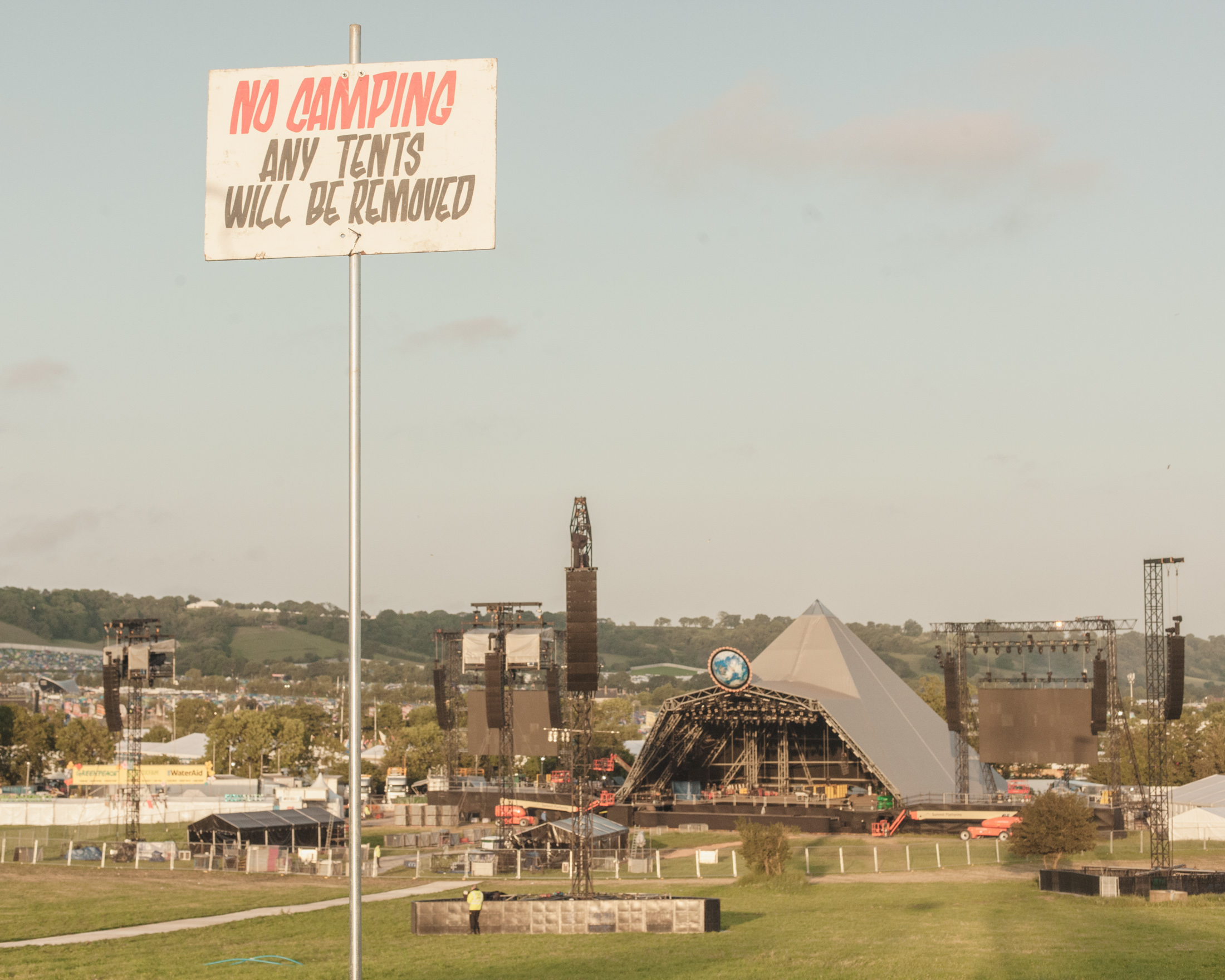 Glastonbury 2019 6am in the morning