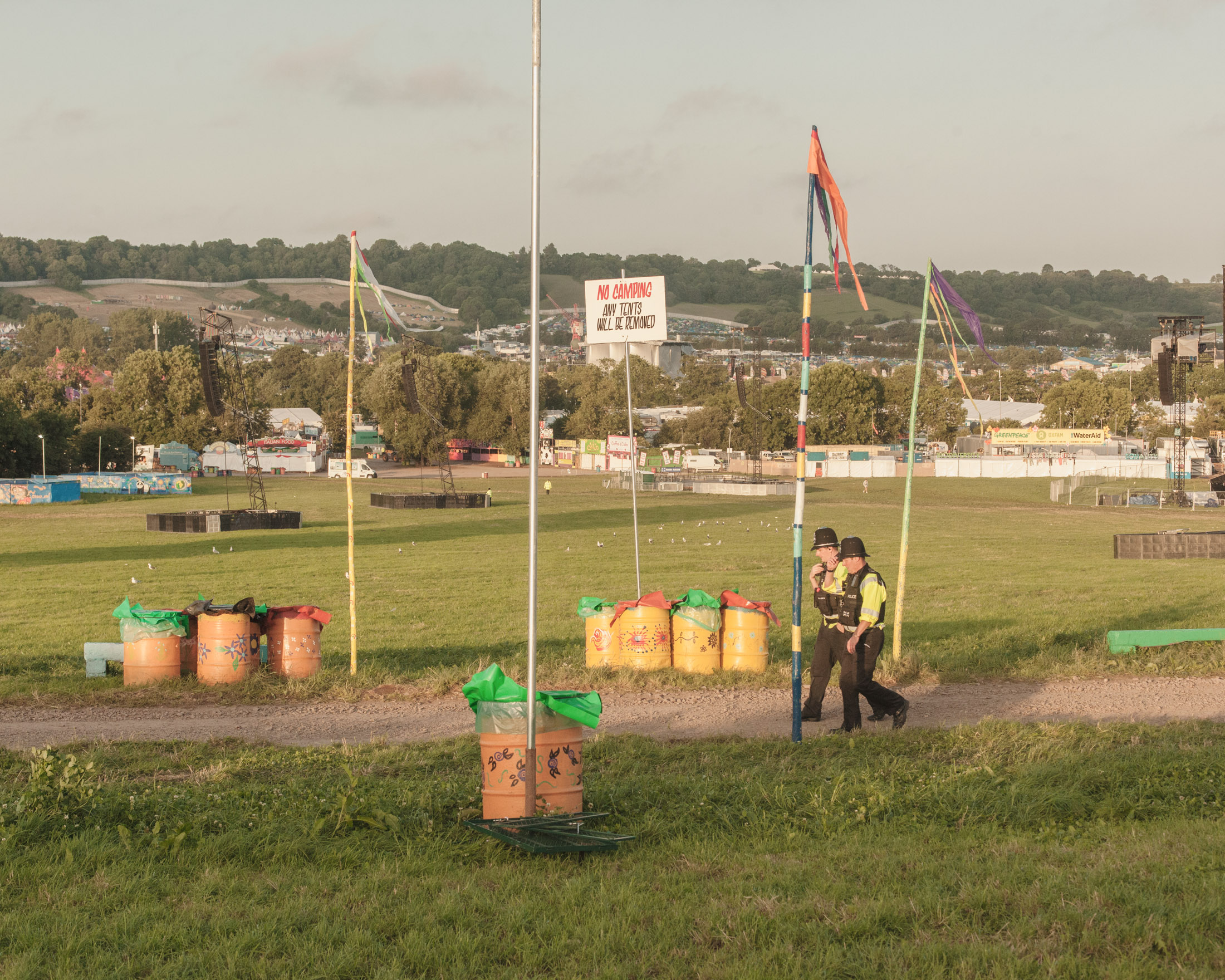Glastonbury 2019 6am in the morning