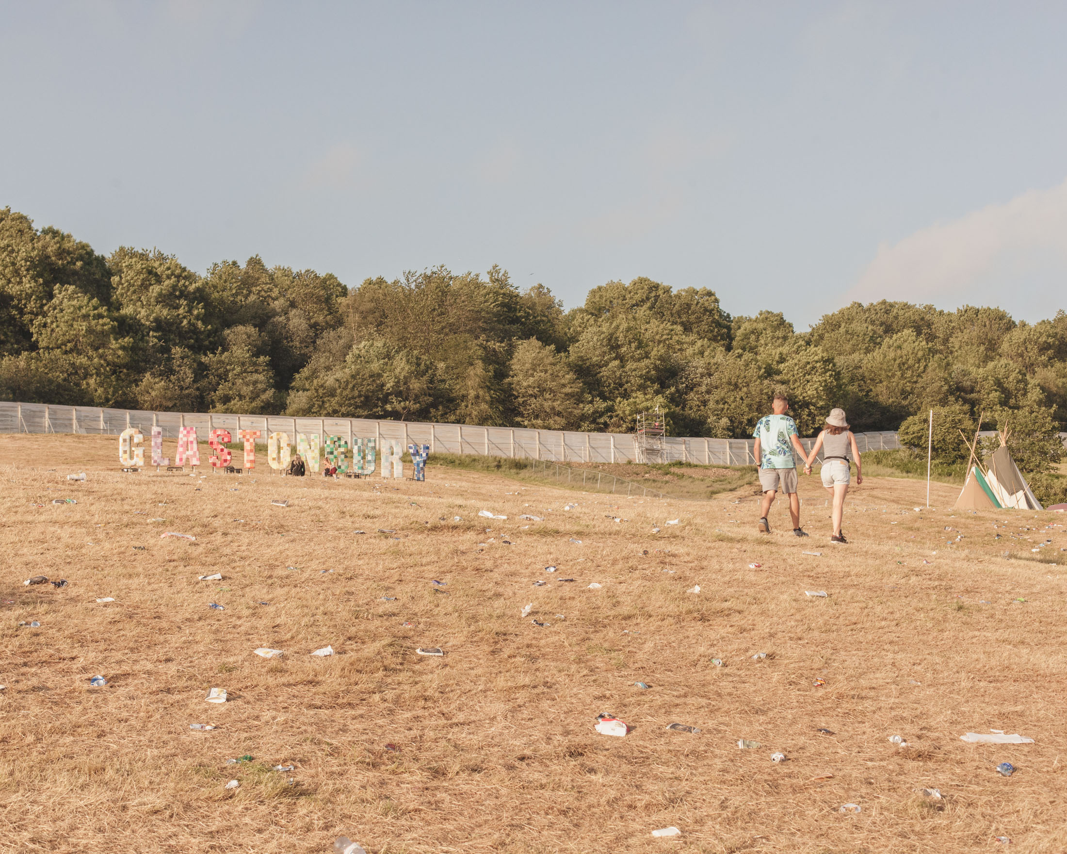 Glastonbury 2019 6am in the morning