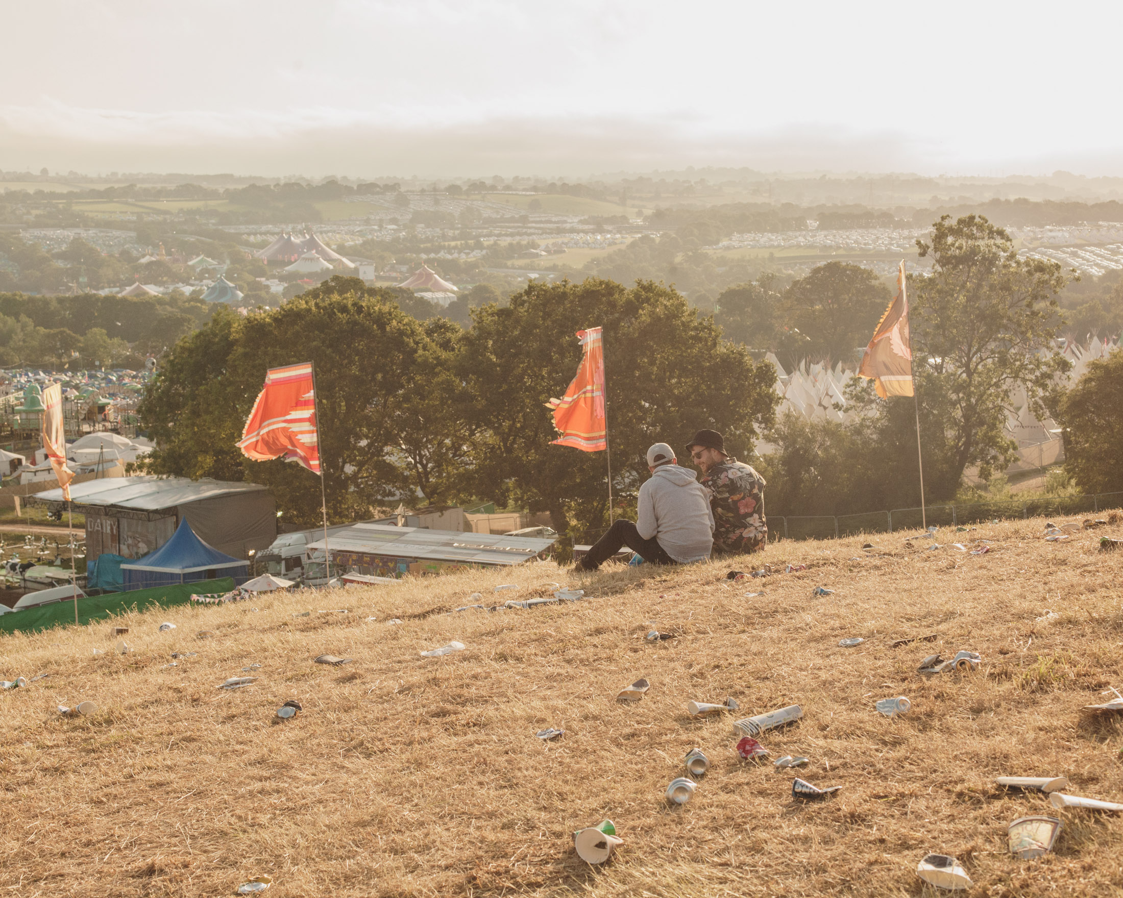 Glastonbury 2019 6am in the morning