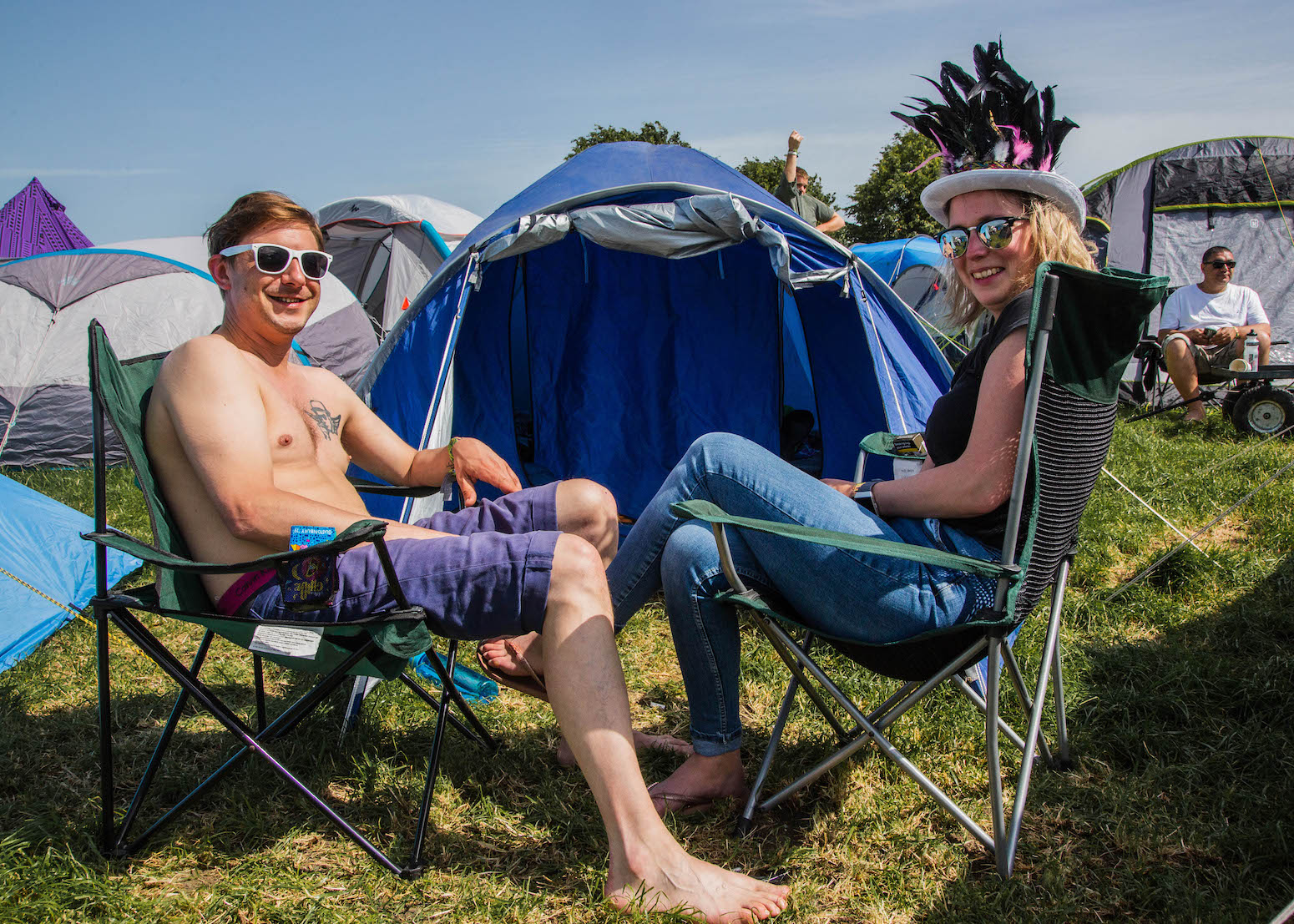 Glastonbury vox pop hangover cures