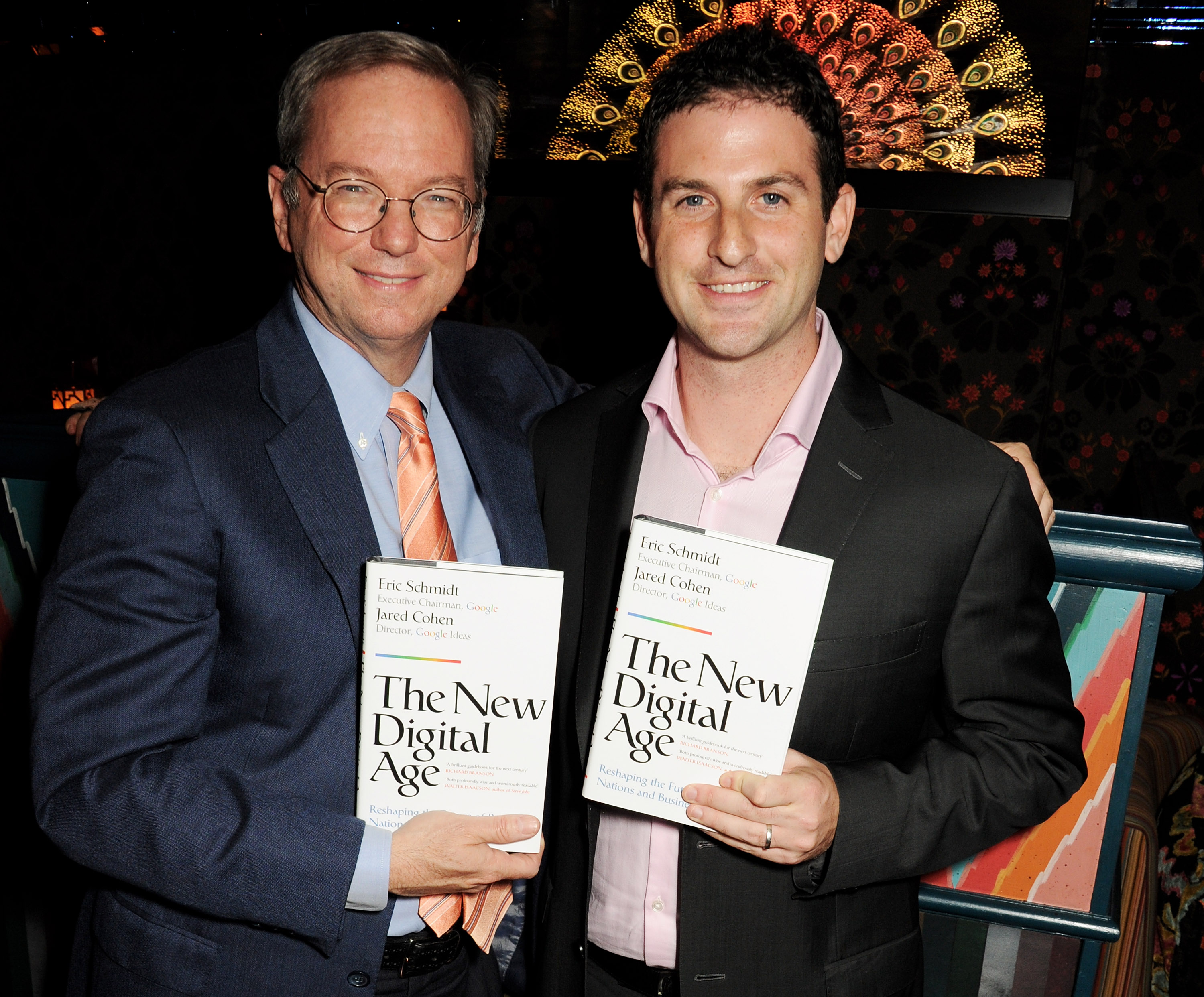 Former Google CEO Eric Schmidt and Jigsaw CEO Jared Cohen.