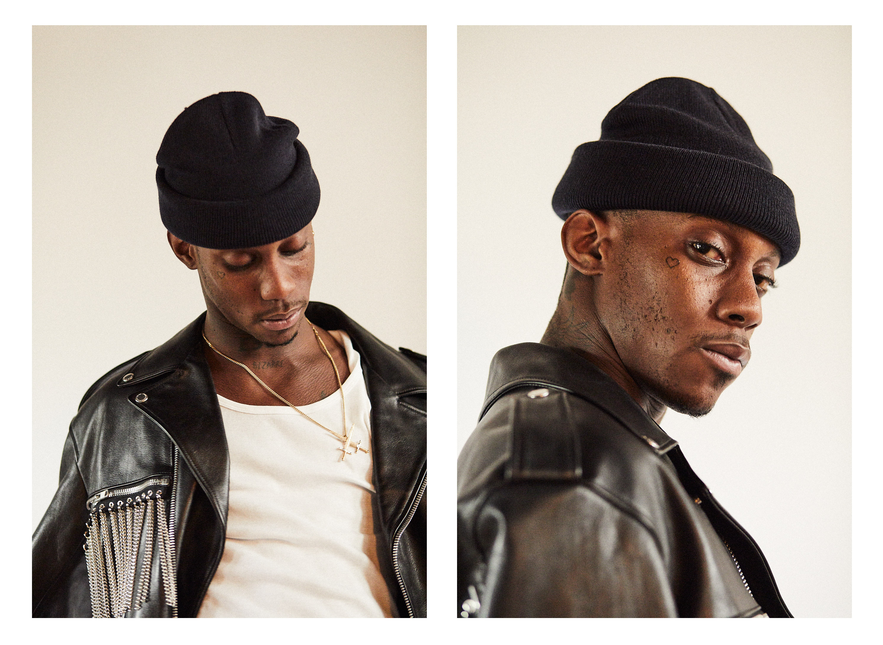Rapper Octavian photographed for Noisey in London 2019