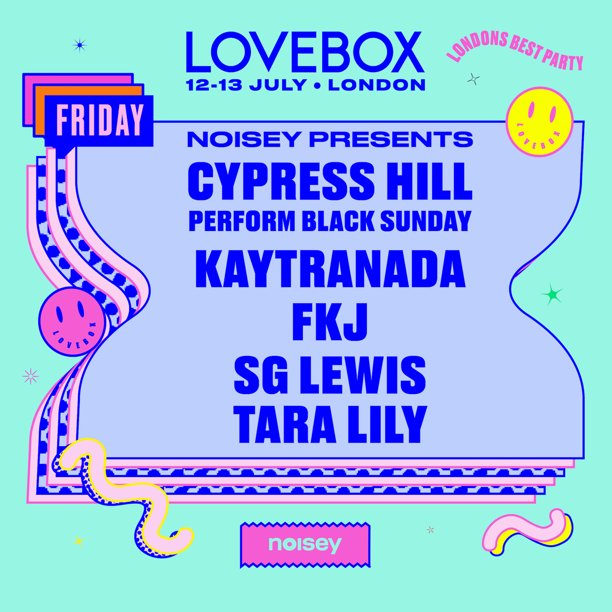 Noisey stage Lovebox 2019 Friday Cypress Hill
