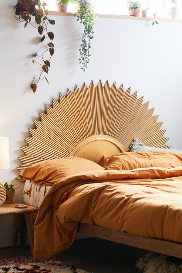 Deco sun headboard