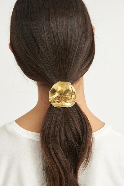 gold hair tie