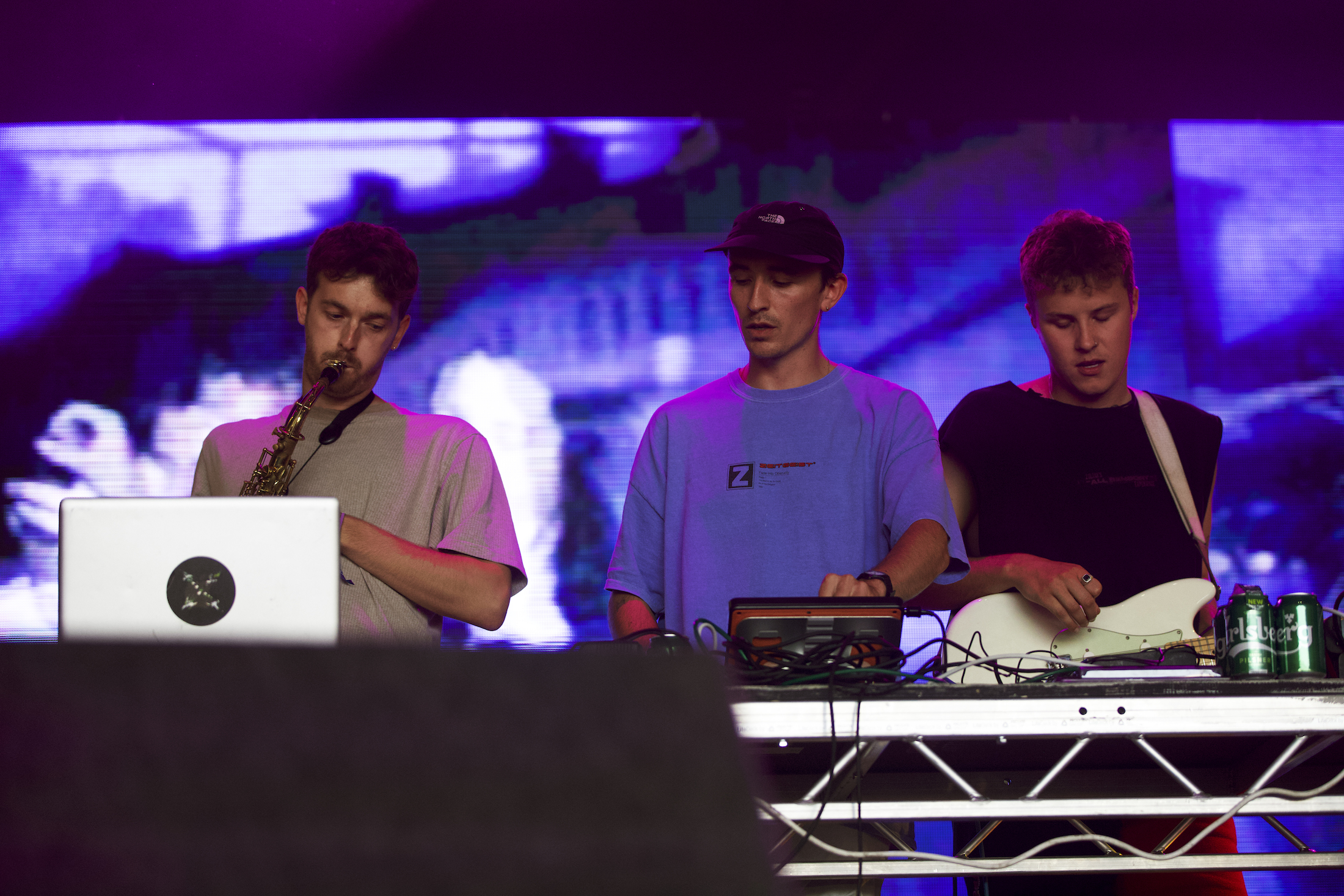 Ross from Friends on the Noisey Stage at Lovebox festival 2019