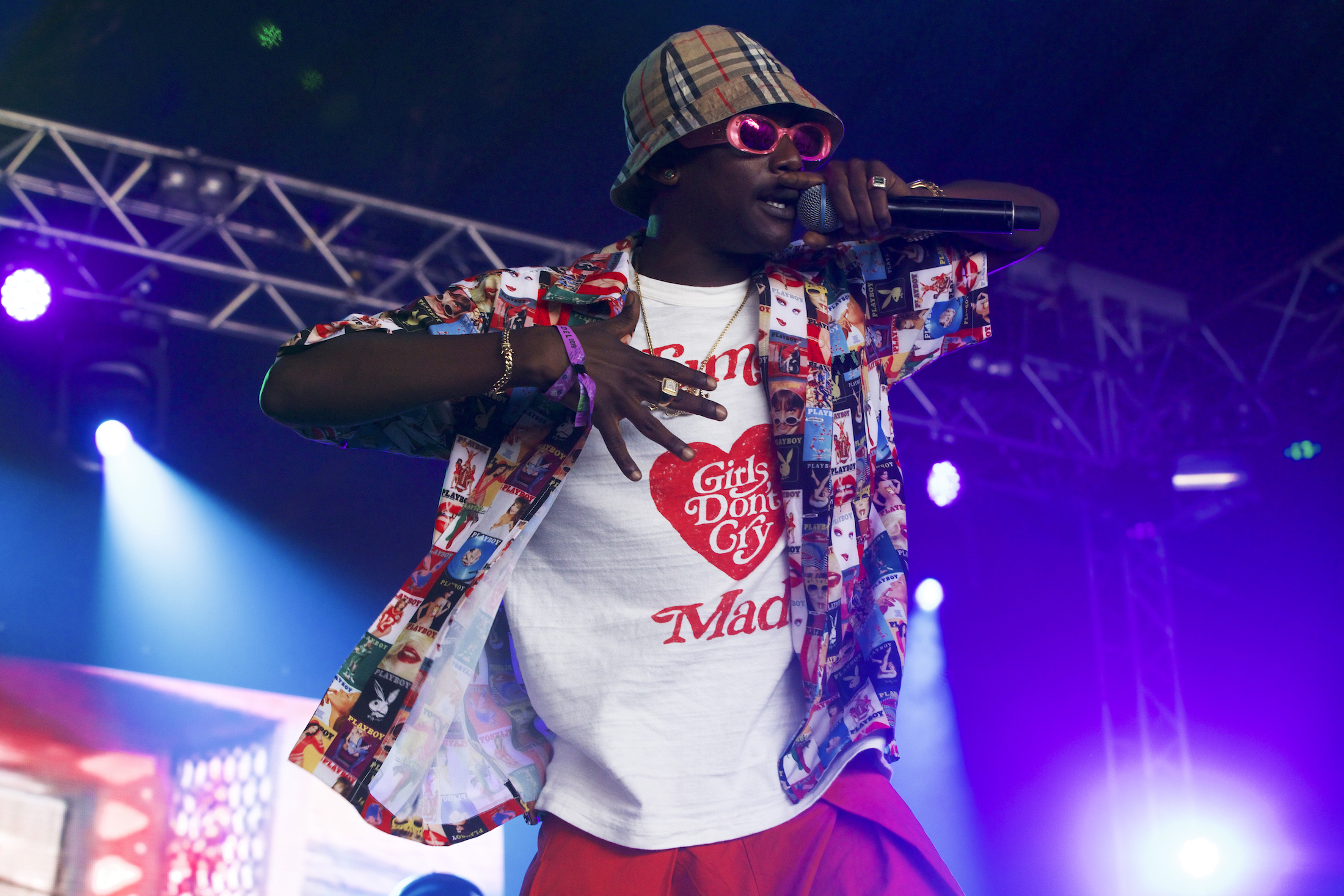 Rapper Buddy at Noisey stage Lovebox festival 2019
