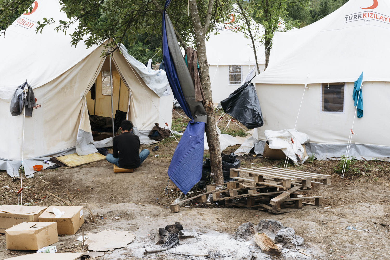 Flüchtlingscamp in Bosnien-Herzegowina