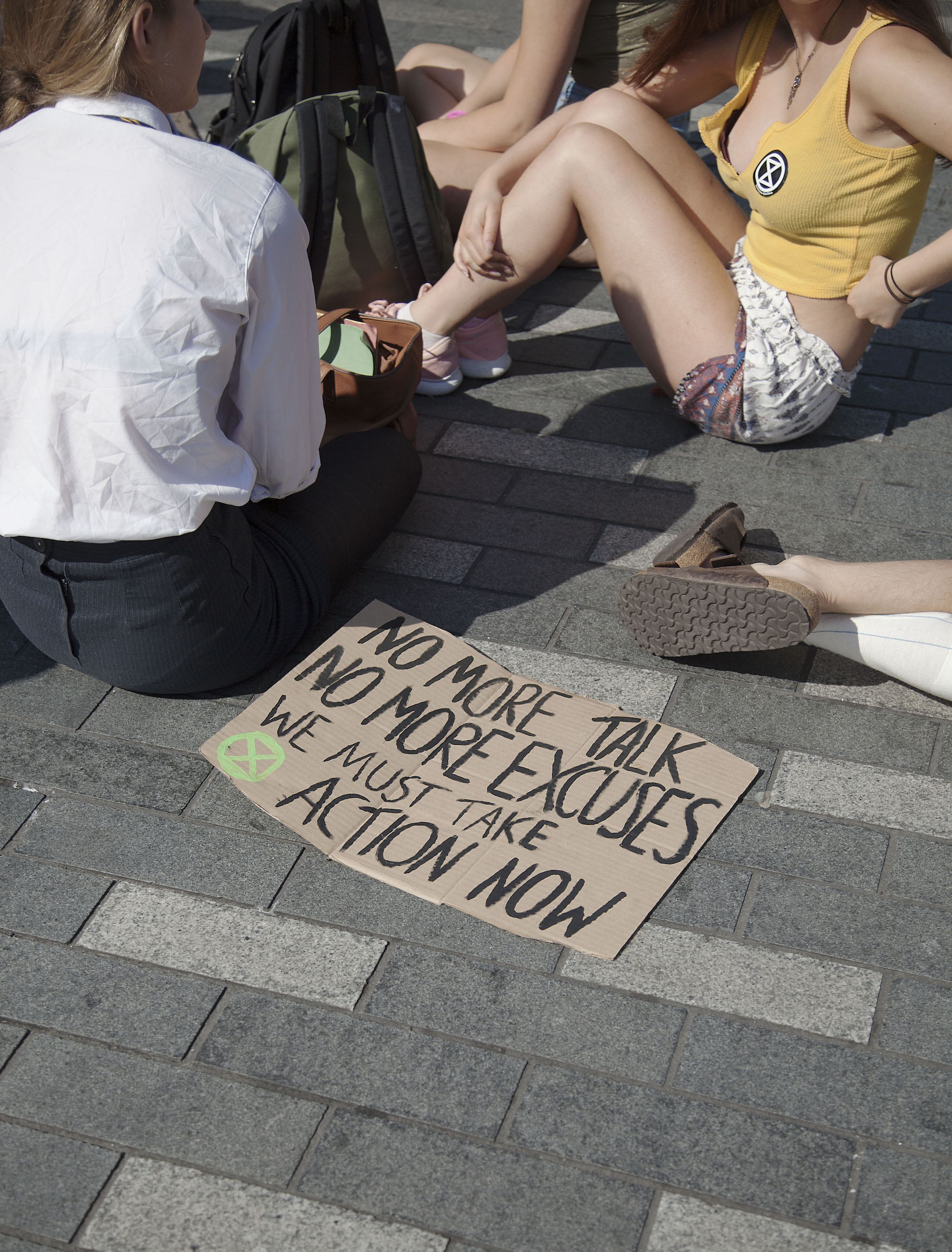 extinction rebellion protest cardiff july