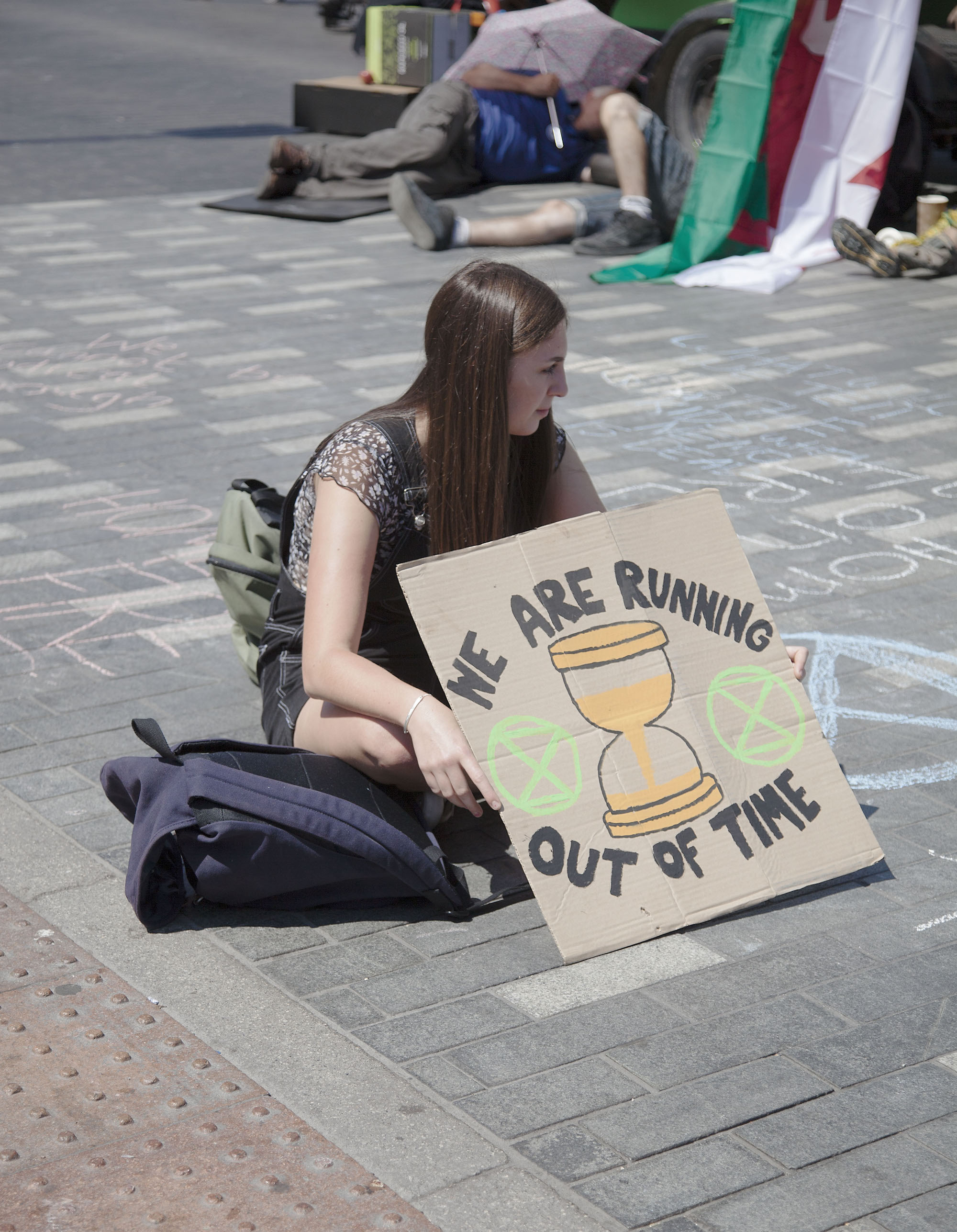 extinction rebellion protest cardiff july