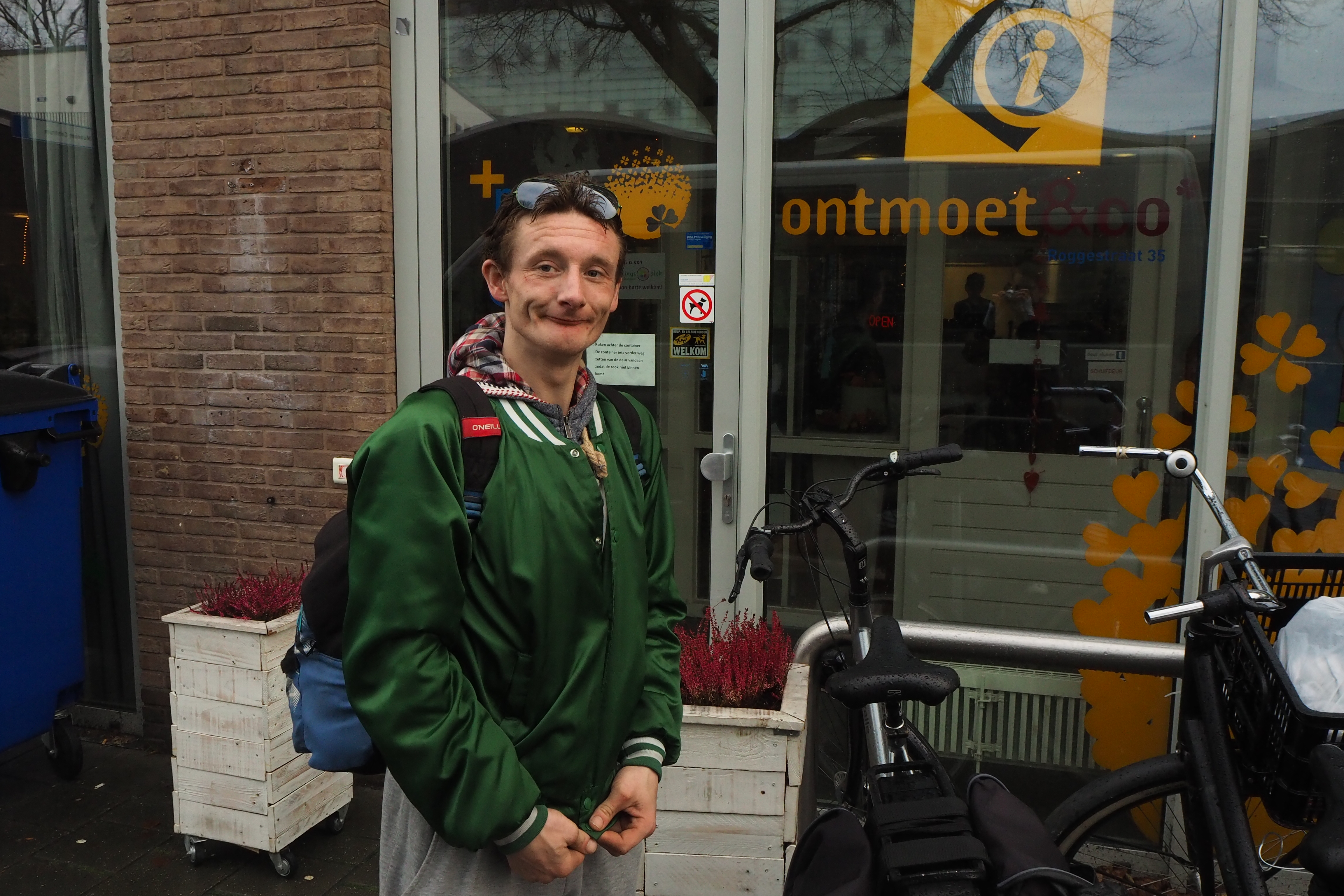 michel is dakloos