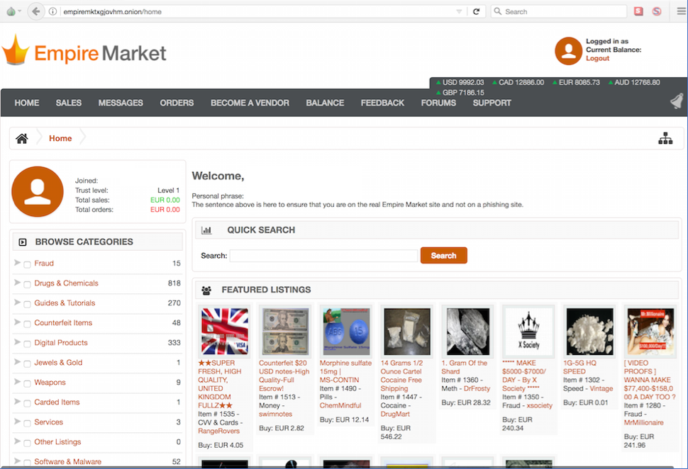 Alphabay Darknet Market