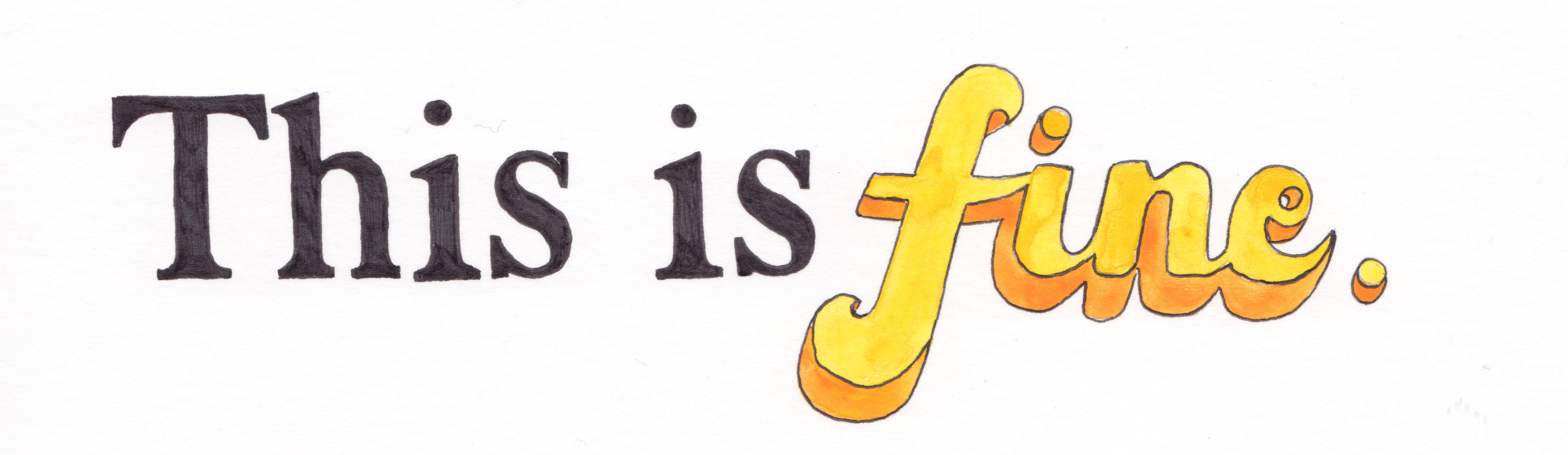 this is fine logo