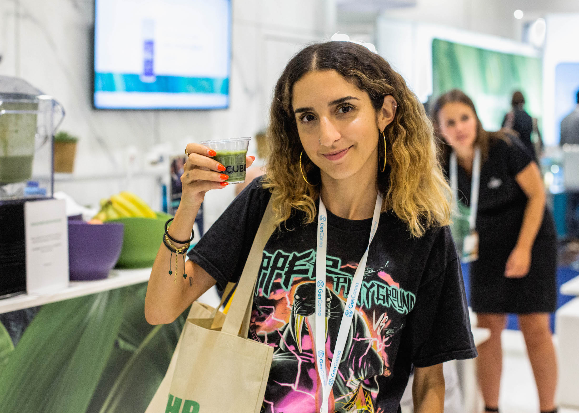 Niloufar Haidari at Europe CBD Expo 2019 in London