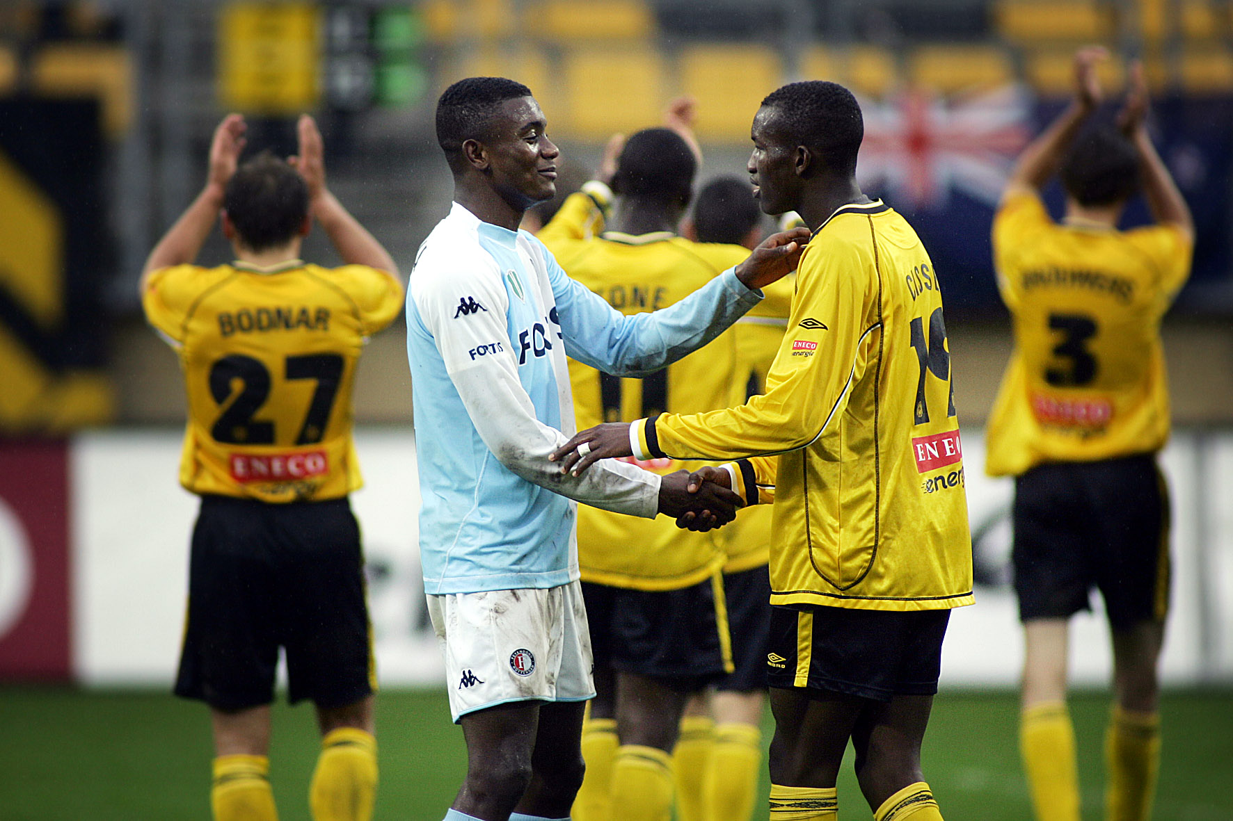 Sekou Cissé en Salamon Kalou.