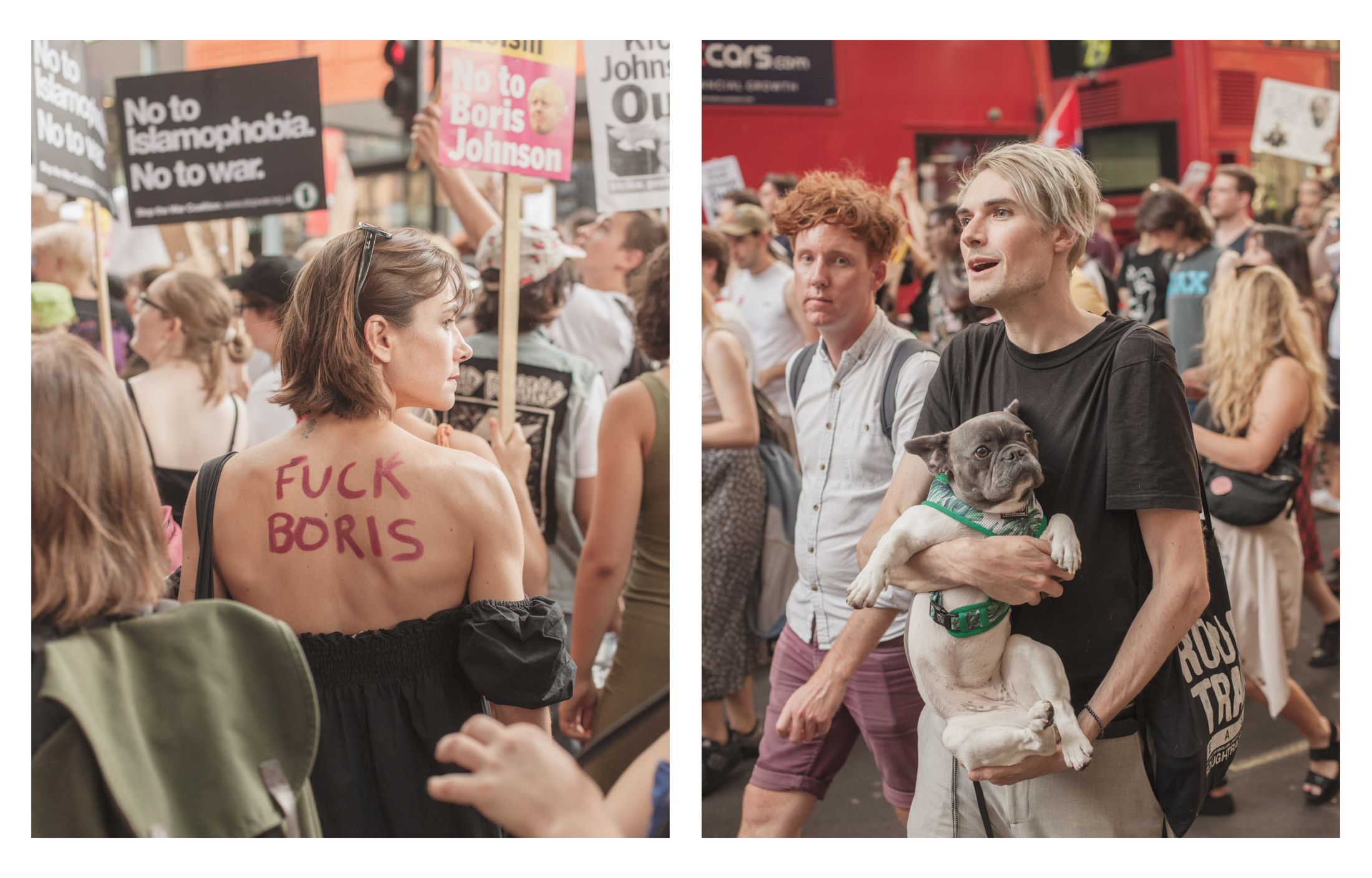 fuck boris protest