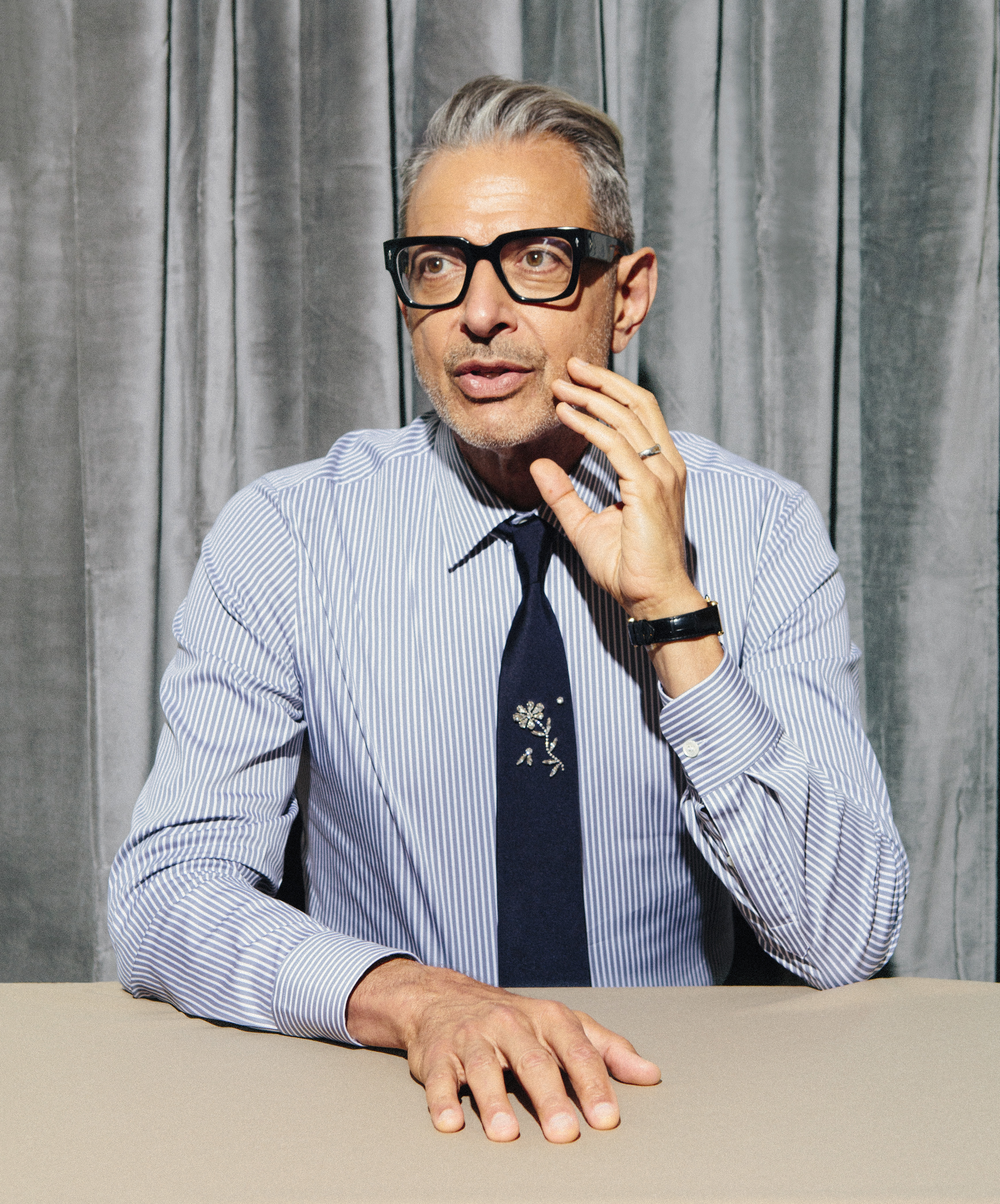 Jeff Goldblum wearing Prada, photographed by Elizabeth Renstrom for VICE