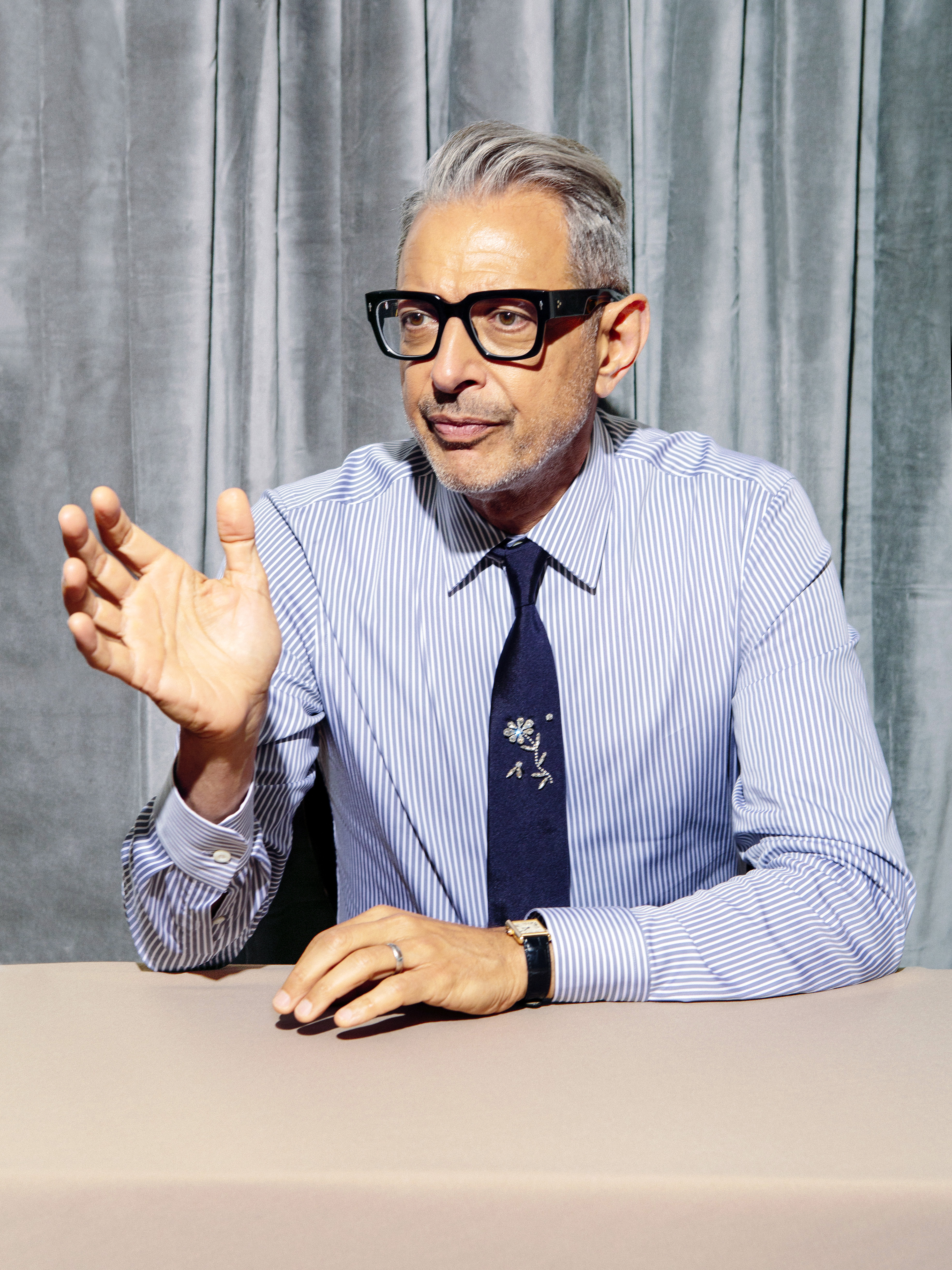 Jeff Goldblum wearing Prada and shot by Elizabeth Renstrom for VICE