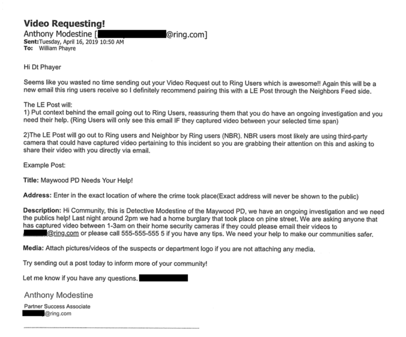 Emails from the Bloomfield, NJ police department obtained by Motherboard.