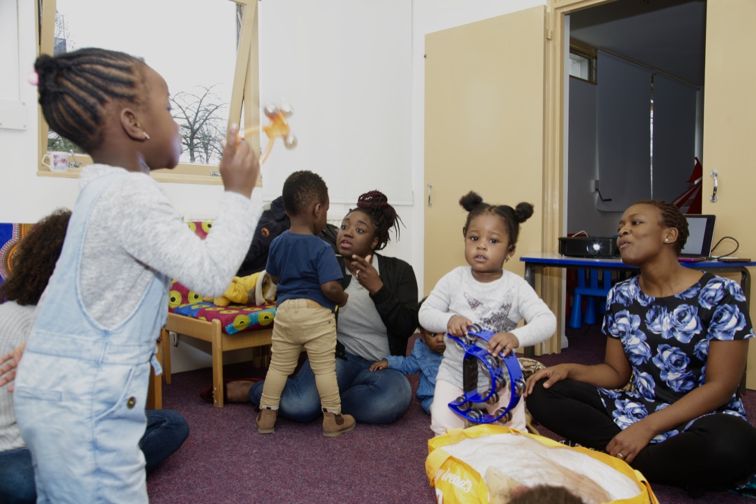A toddler class in session at Culture Tree, Peckham