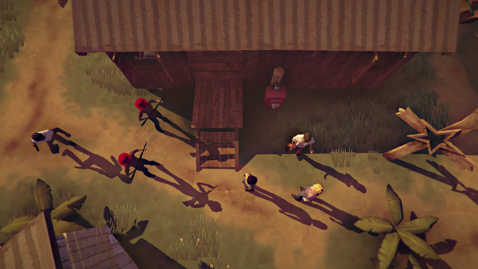 The cult compound in Church in the Darkness