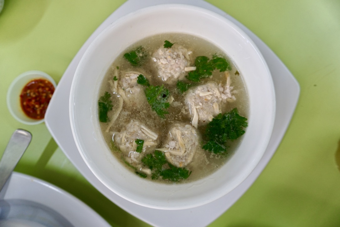 prawn crab ball soup
