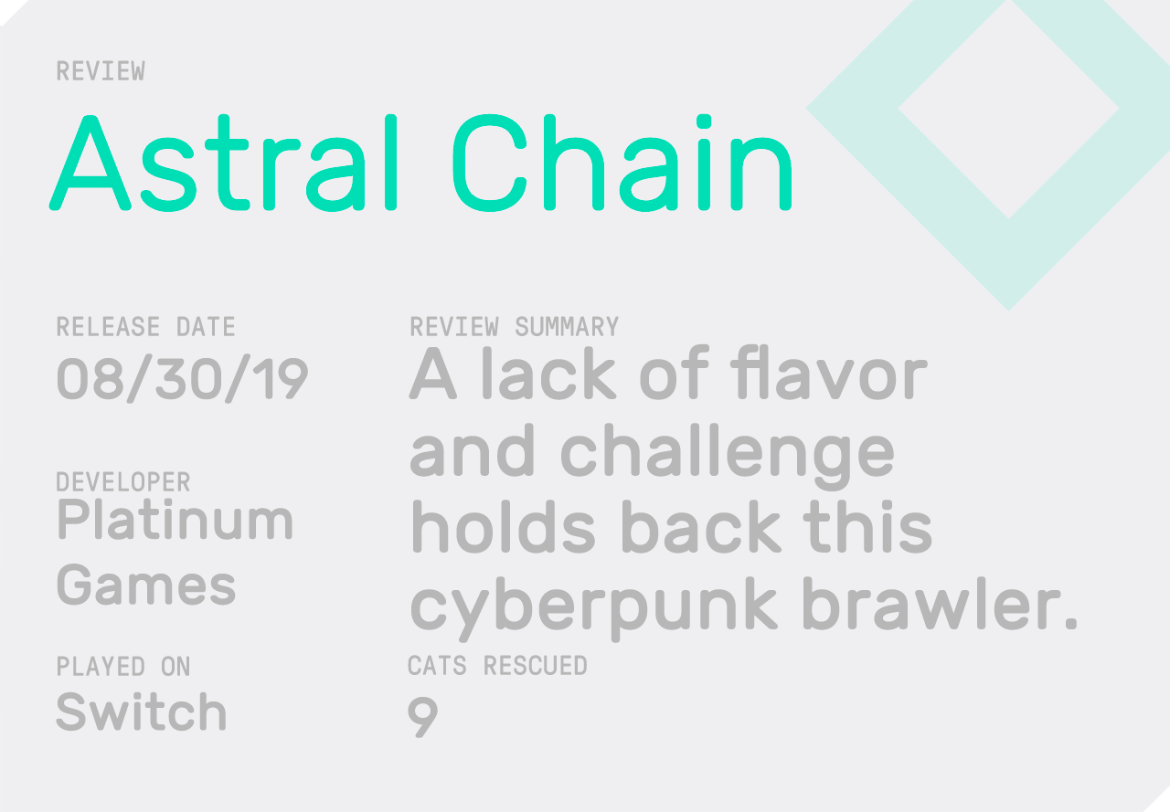 Astral Chain Review Block