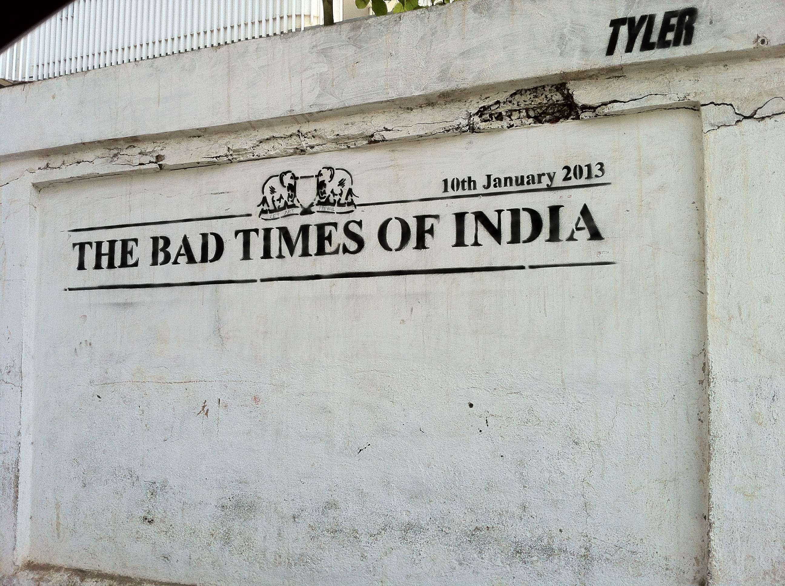 street artist mumbai political