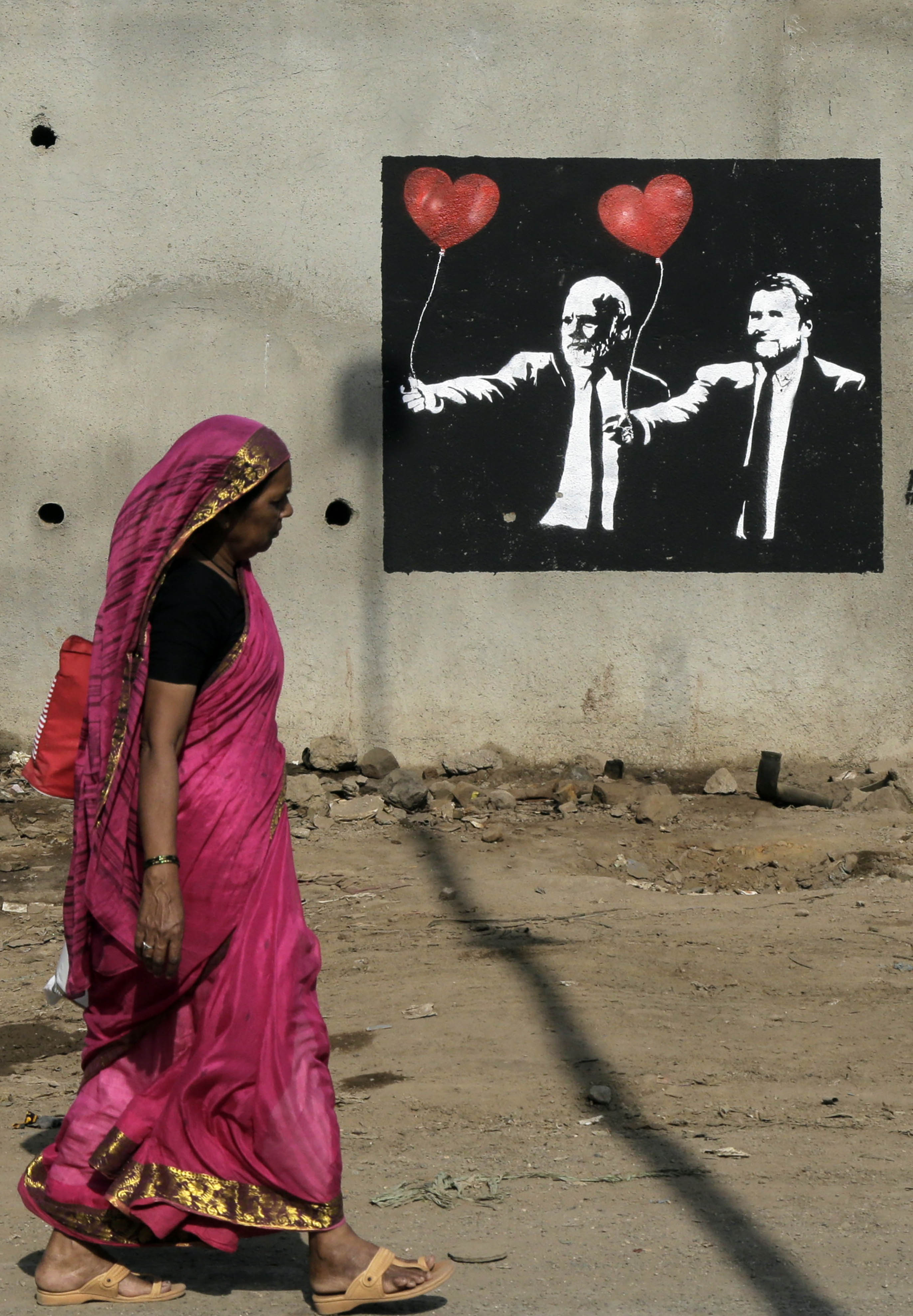 street artist mumbai political
