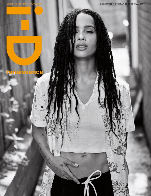 Zoe Kravitz on High Fidelity and Big Little Lies and getting married:  exclusive interview, cover story and photoshoot from i-D magazine - i-D