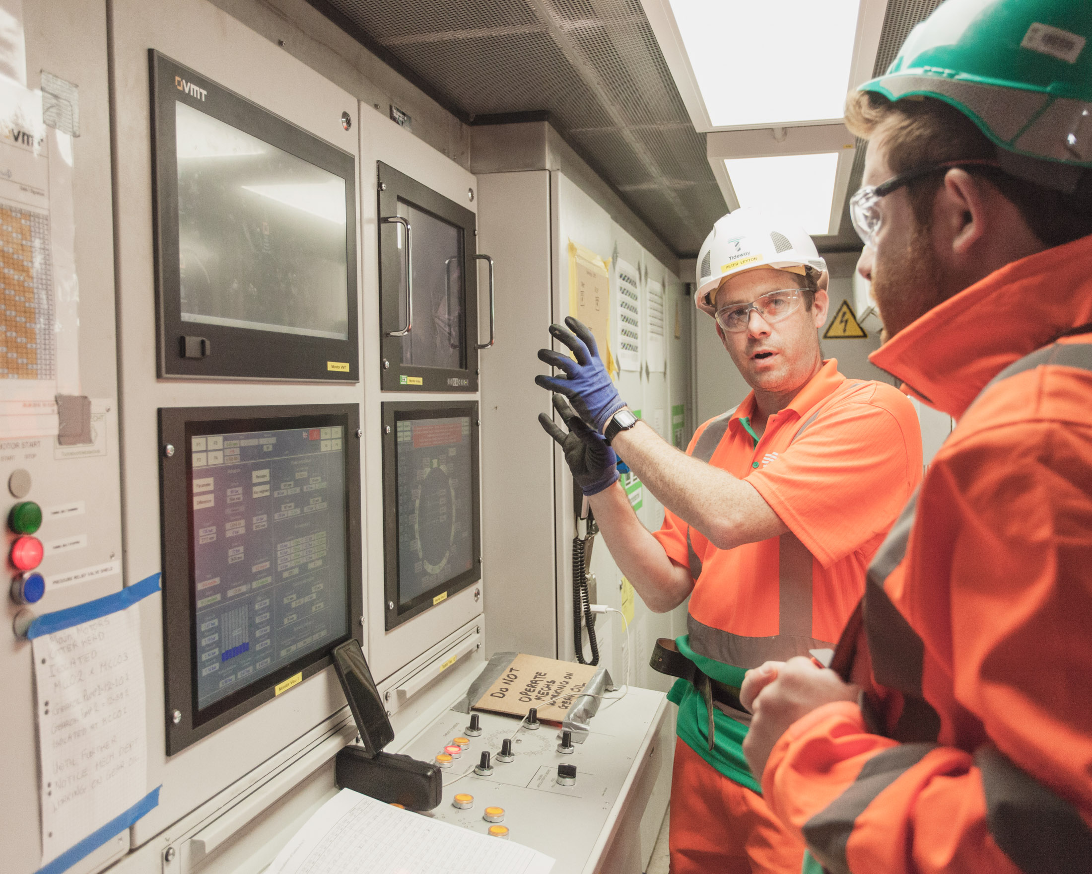 Thames Tideway Tunnel control room